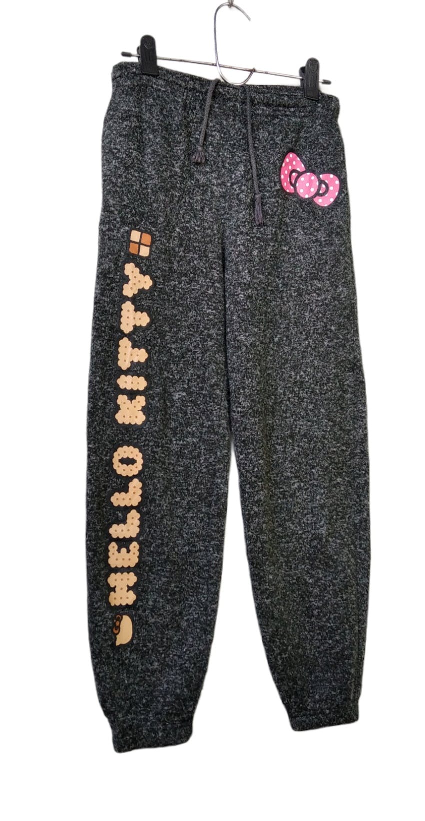 Japanese Brand - Very Nice!! Hello Kitty Fleece Jogger Pant/M size. - 3