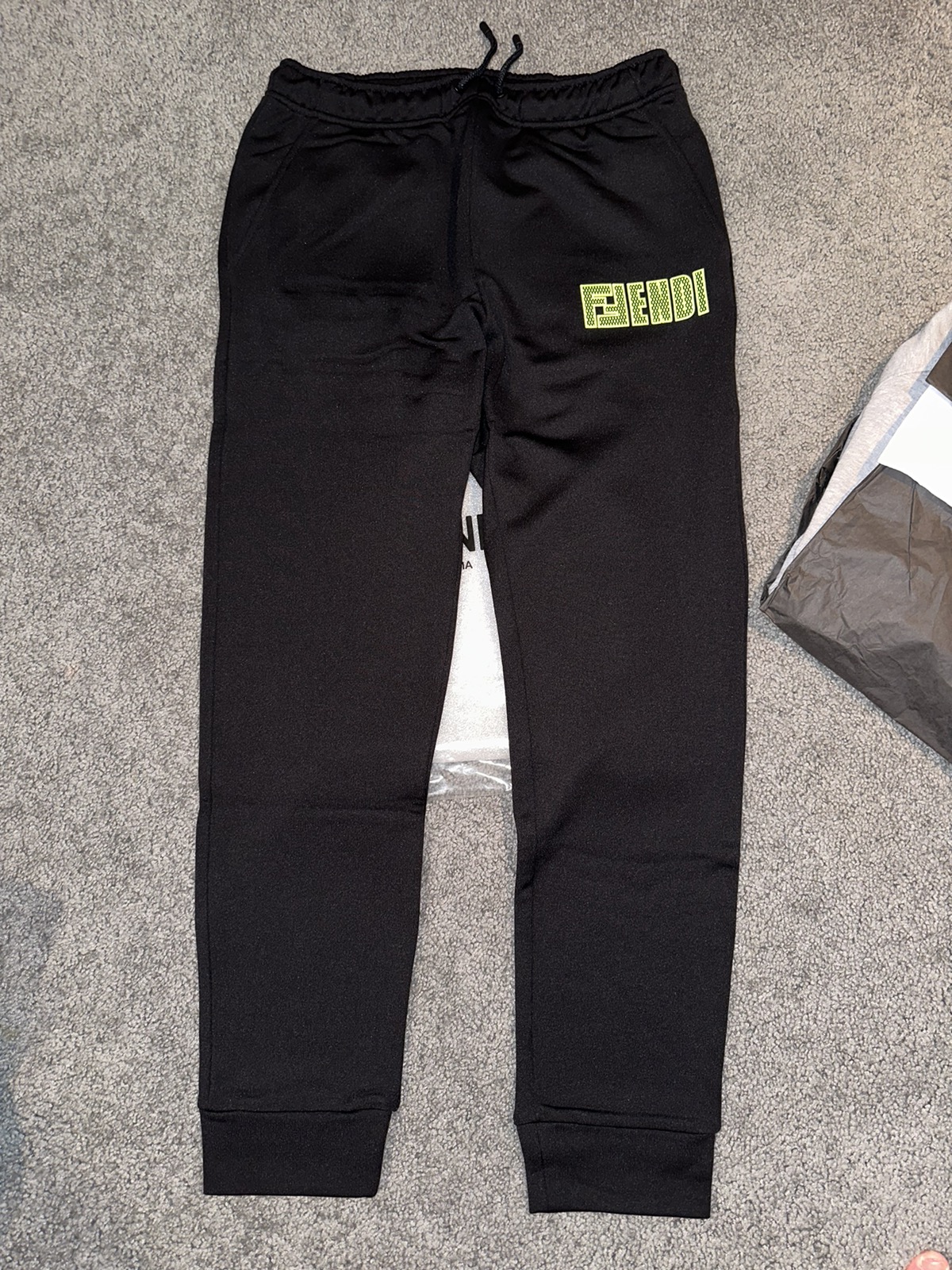 Fendi Mesh Logo Sweatpants - Size 50 - Brand New With Tags! - 6