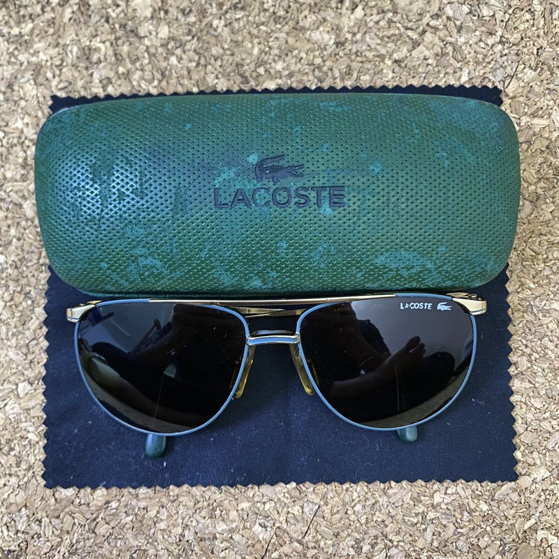 Vintage Lacoste Aviator Sunglasses France - 1