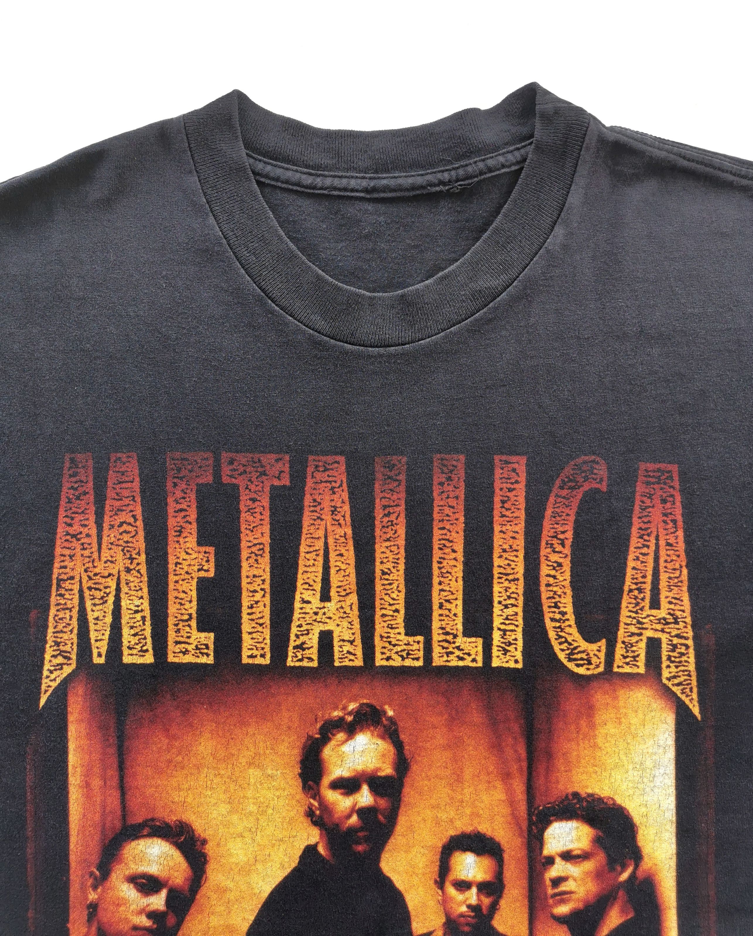 1998 Vintage Metallica Metal Band Tshirt - 4