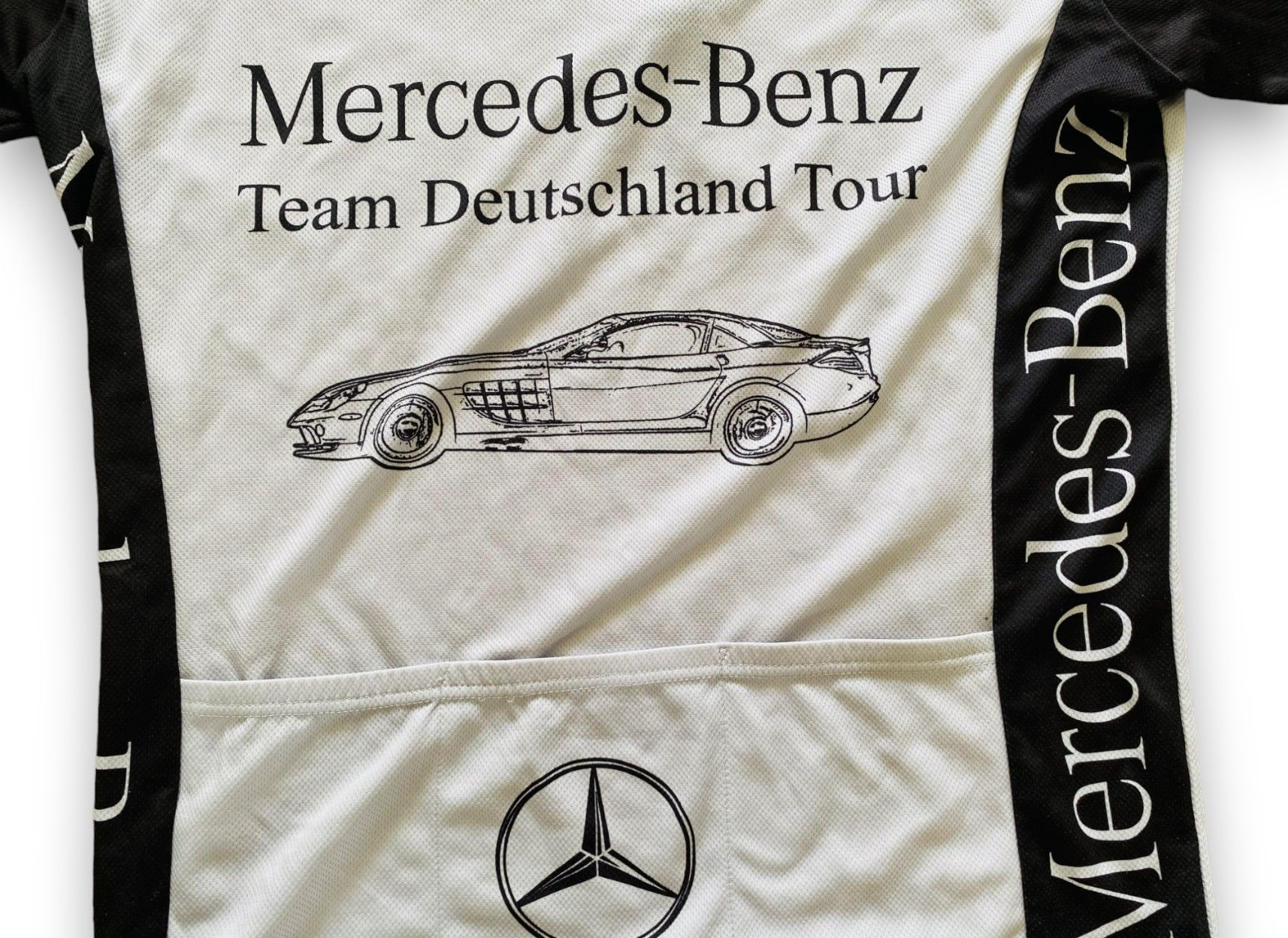 Vintage - Maisch Mercedes-Benz Cycling Jersey T-shirt Sportswear - 4