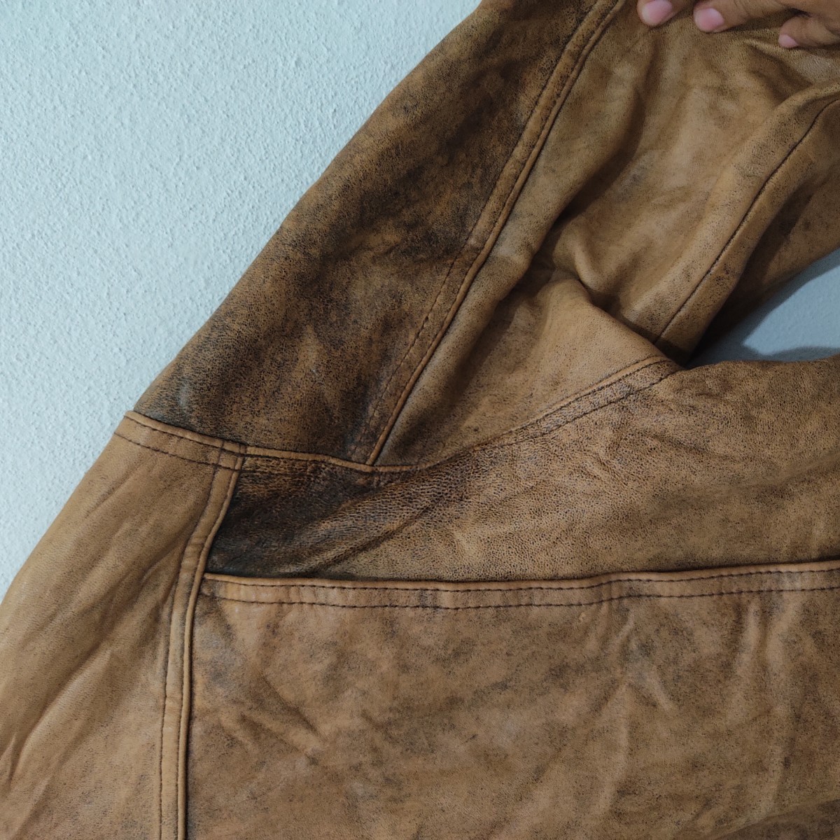 B 3 - B-3 Indian Motorcycle Sherpa Full Leather Vintage Jacket - 8
