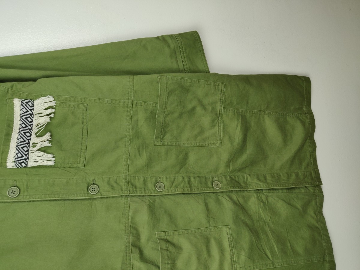 Japanese Brand -  Final Drop!  Titicaca Japan Green Long Coat Jacket - 5