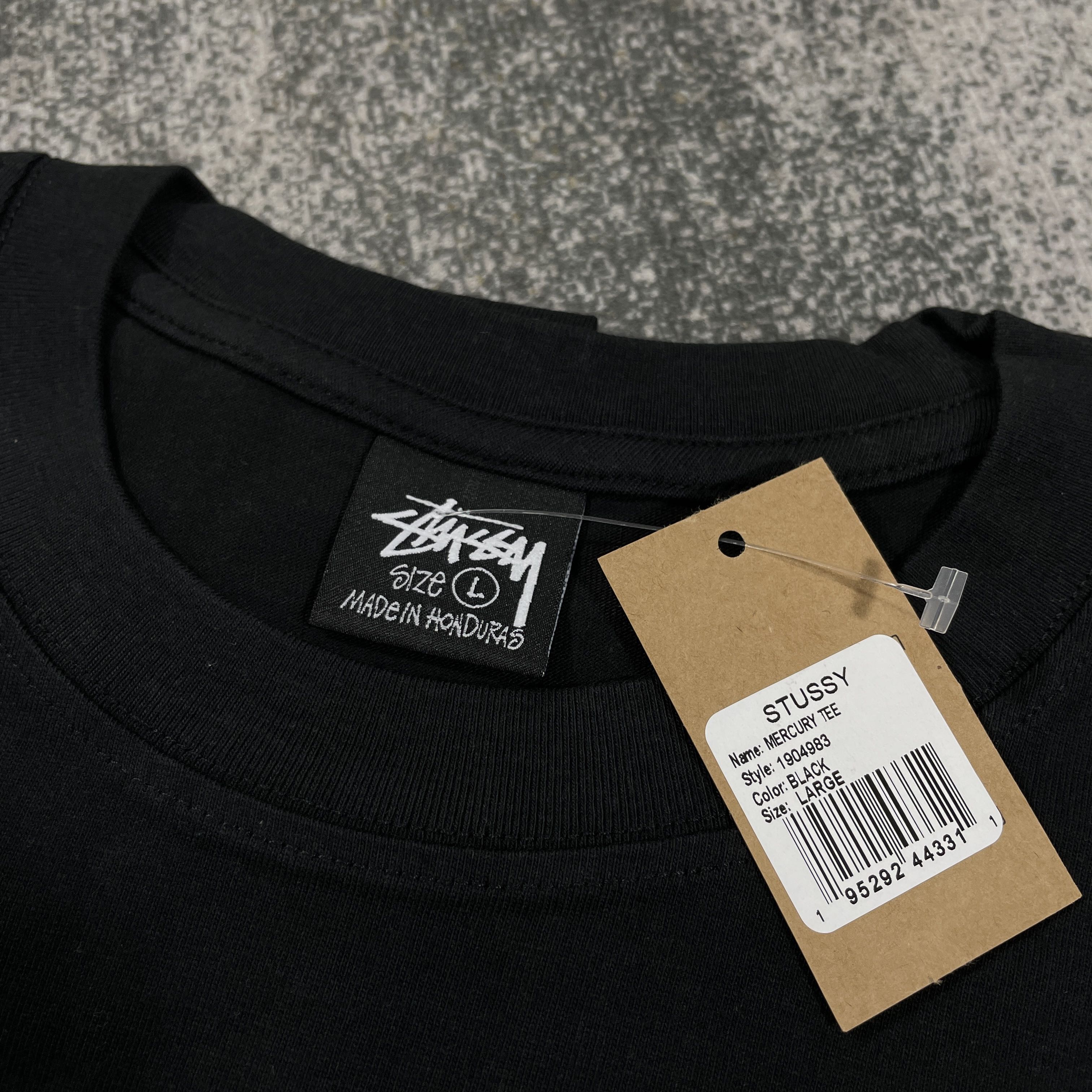 ステューシー MERCURY TEE ブラック Lサイズ 新品 ❗️期間限定SALE❗️STUSSY MERCURY TEE ブラックL - メルカリ