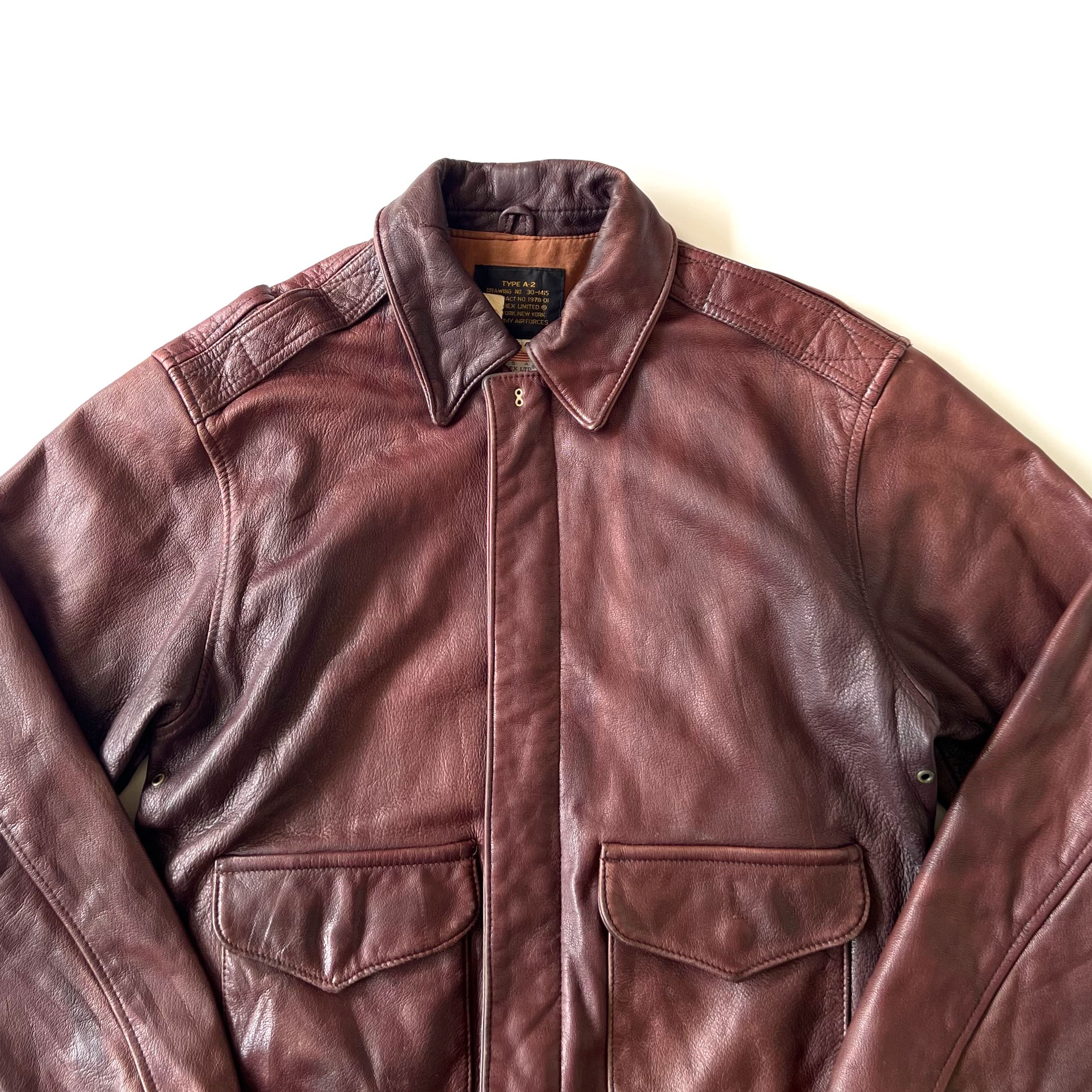 Avirex Type A2 Horsehide Leather Flight Jacket - 3