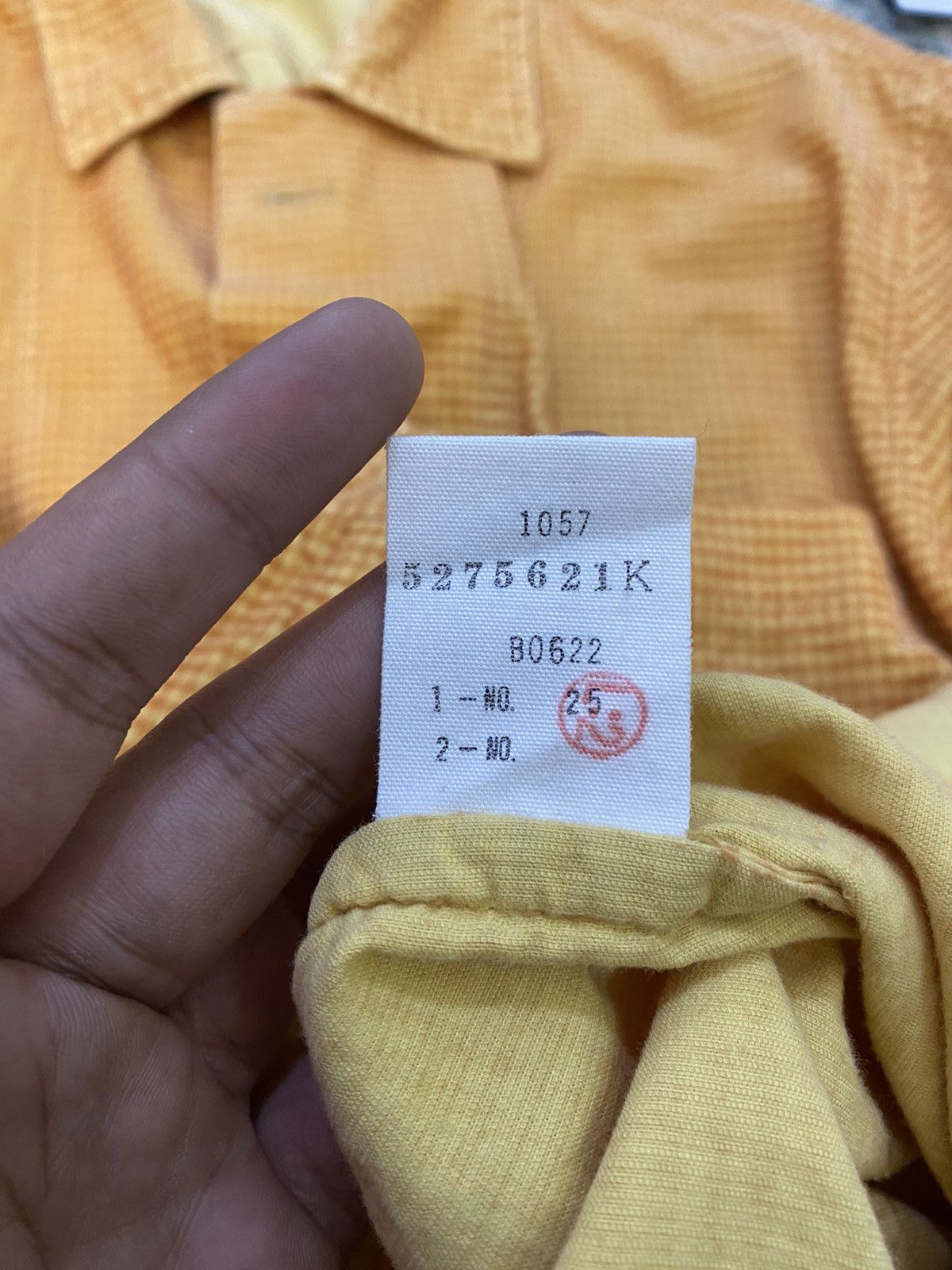 Corduroy Checker Flannel Shirt Vintage - 10