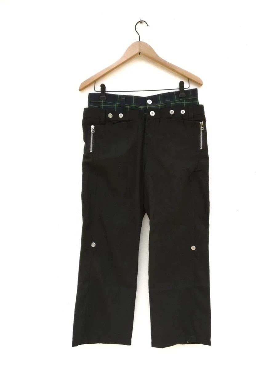 Black - Turkey's Punk Pant Bottom Trouser - 1