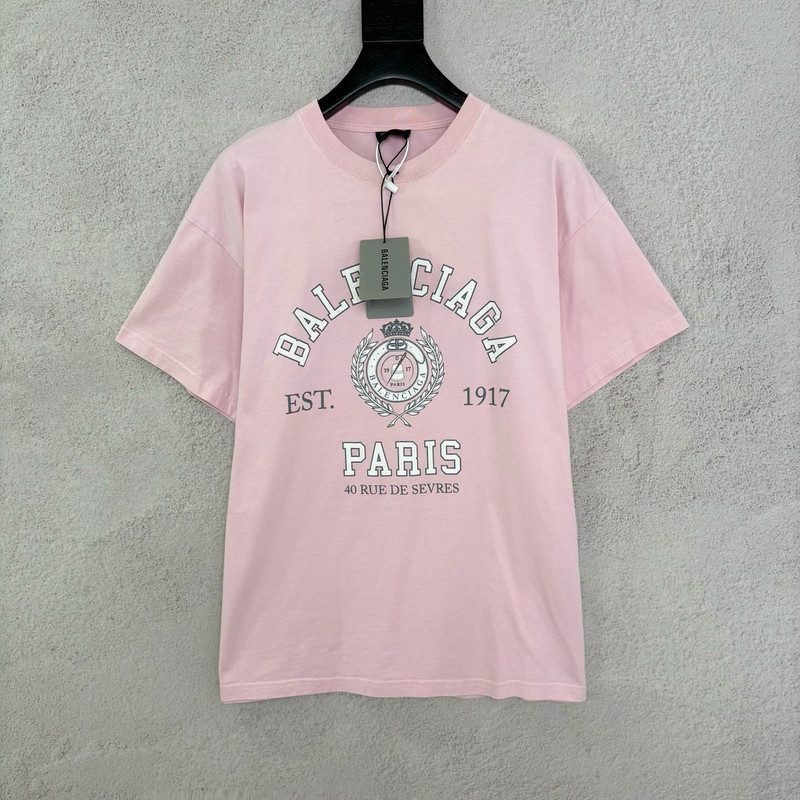 Balenciaga loose fit letter print crew neck - 1