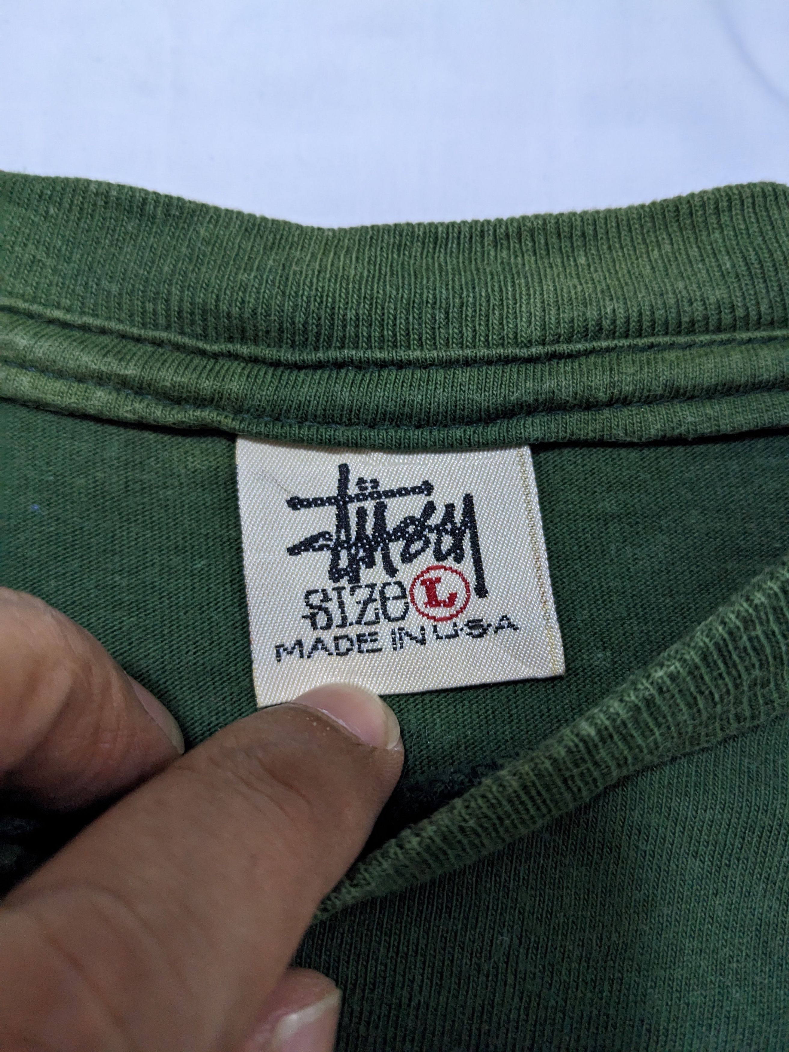 RARE Vintage 90s Stussy Deluxe Crown Center Logo Tee - 7