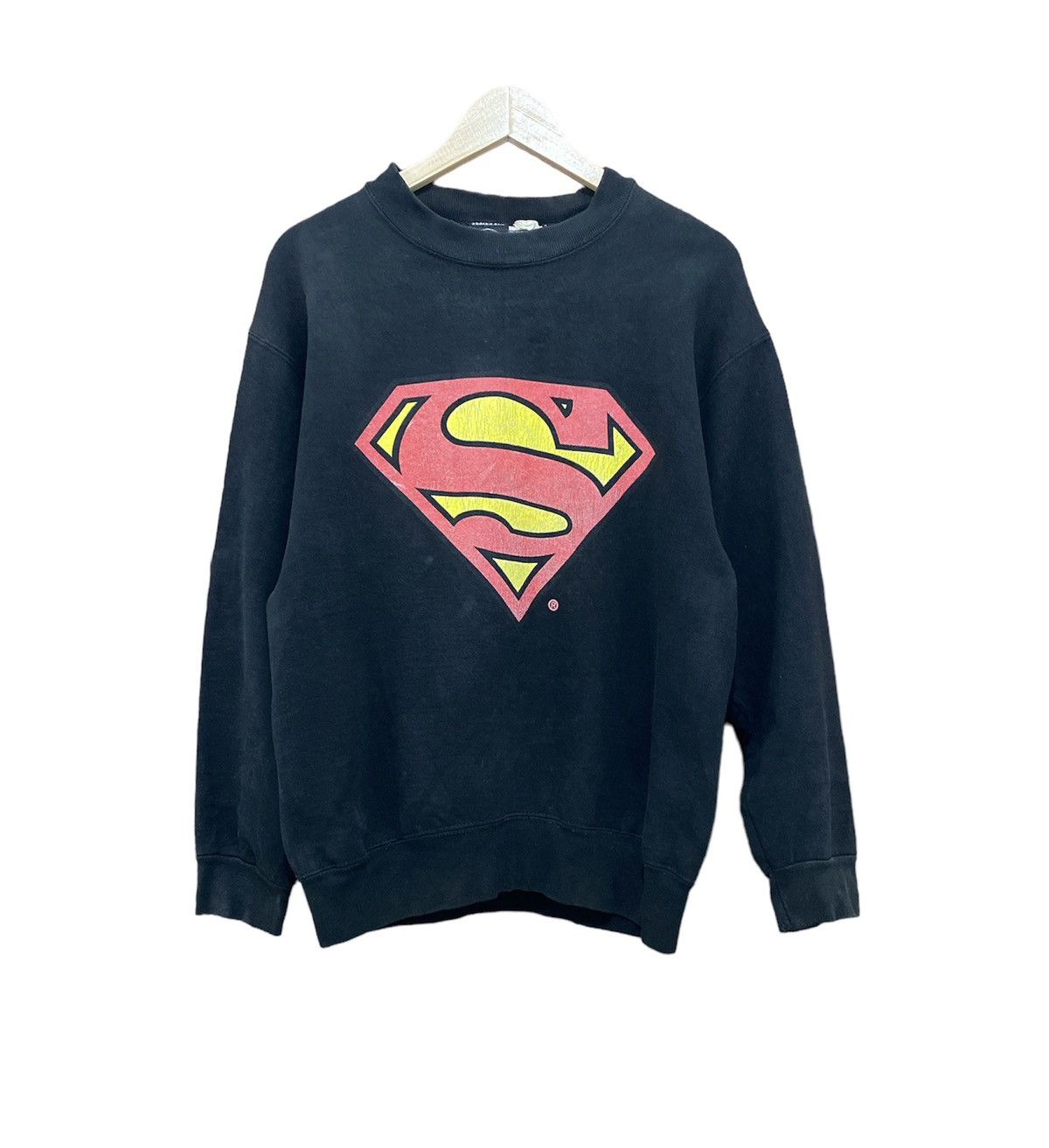 🇺🇸 Vintage 1996 Superman Dc Comics Movie Crewneck Sweatshirt - 1