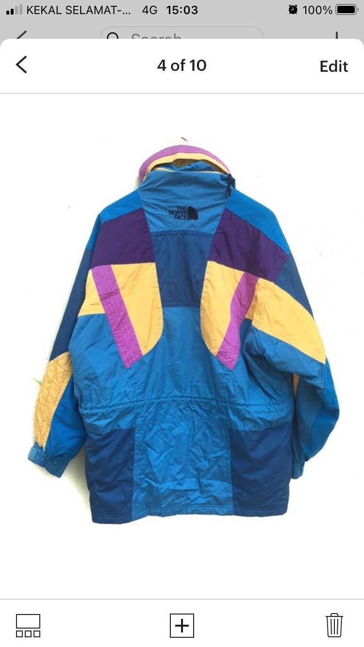 Rare vintage The North Face Colourblock Skiwear Jacket - 2