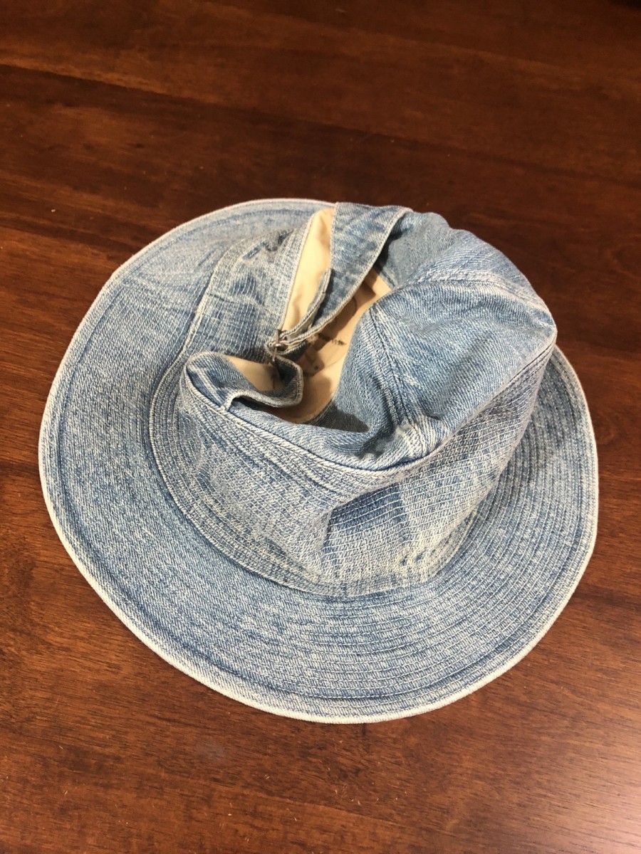 Old Man and the Sea Denim Bucket Hat - 1