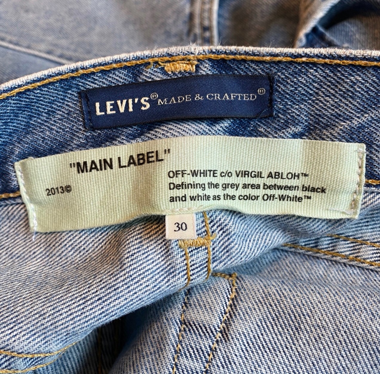 Off-White Levi's ow Edition Destroyed Jeans - 4