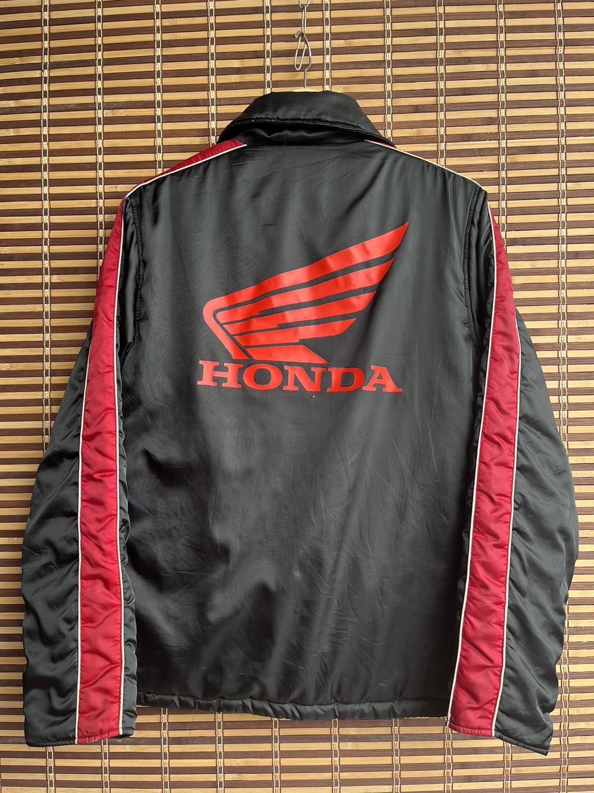 Vintage Carrier With Honda Logo Light Sweater Jacket Japan - 21