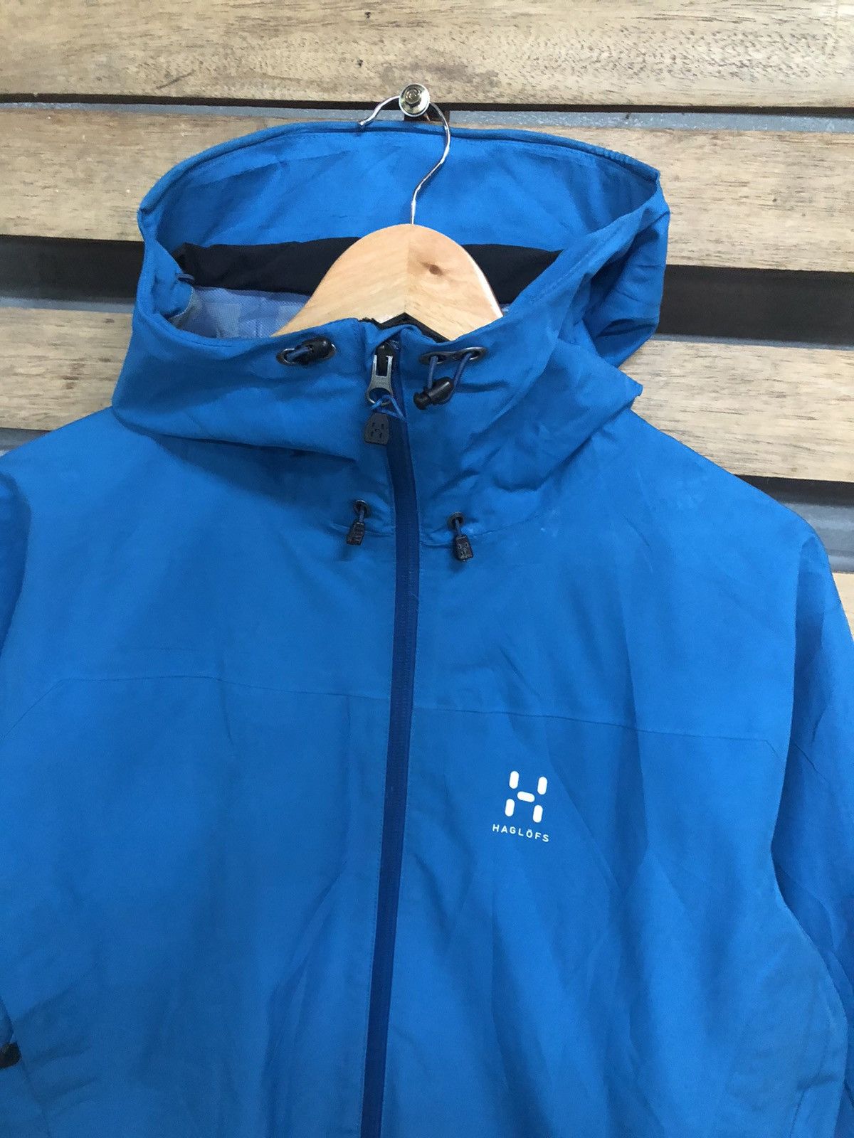 Japanese Brand - Haglofs Bara Men Waterproof Jacket Nice Colour - 5