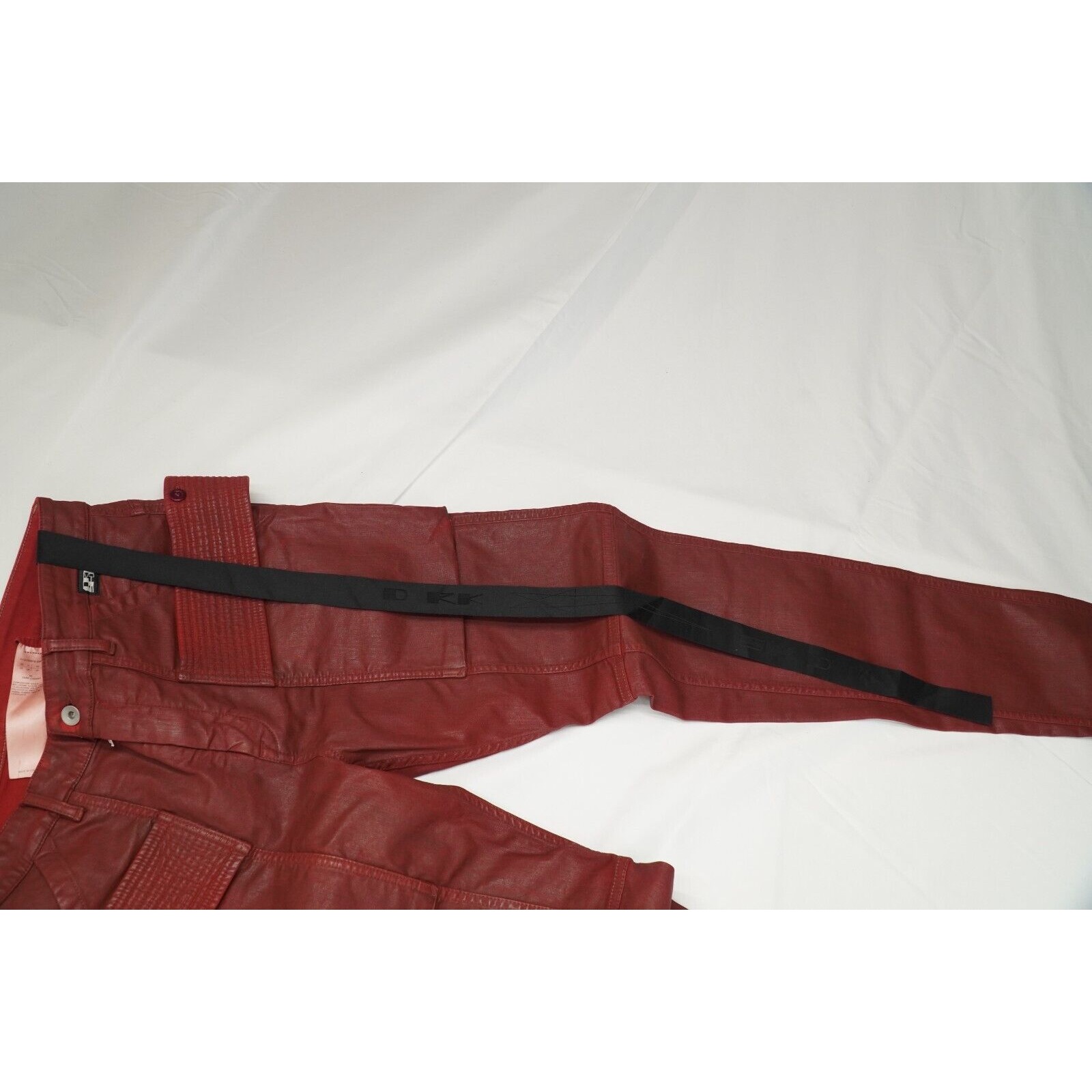 SS21 Easy Creatch Cut 33 Wax Trouser Cargo Pants Dark Cherry - 21