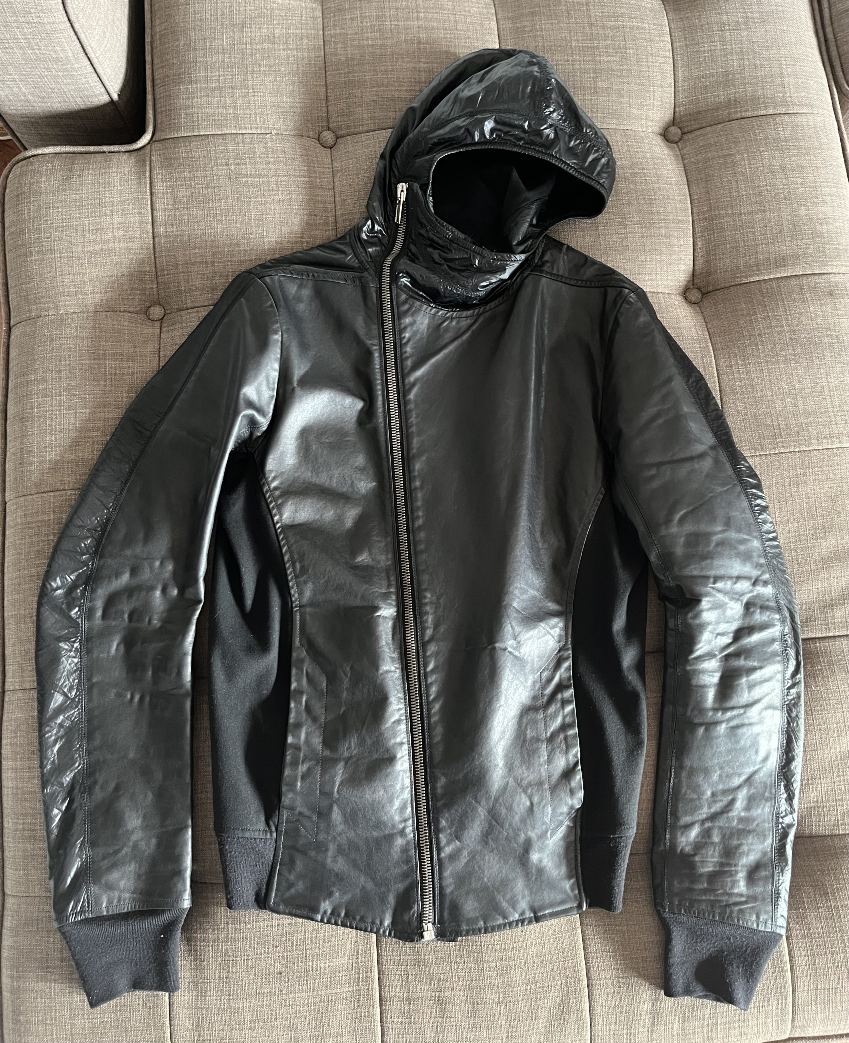 Mainline Hooded Jacket (lamb/nylon/cotton) - 2