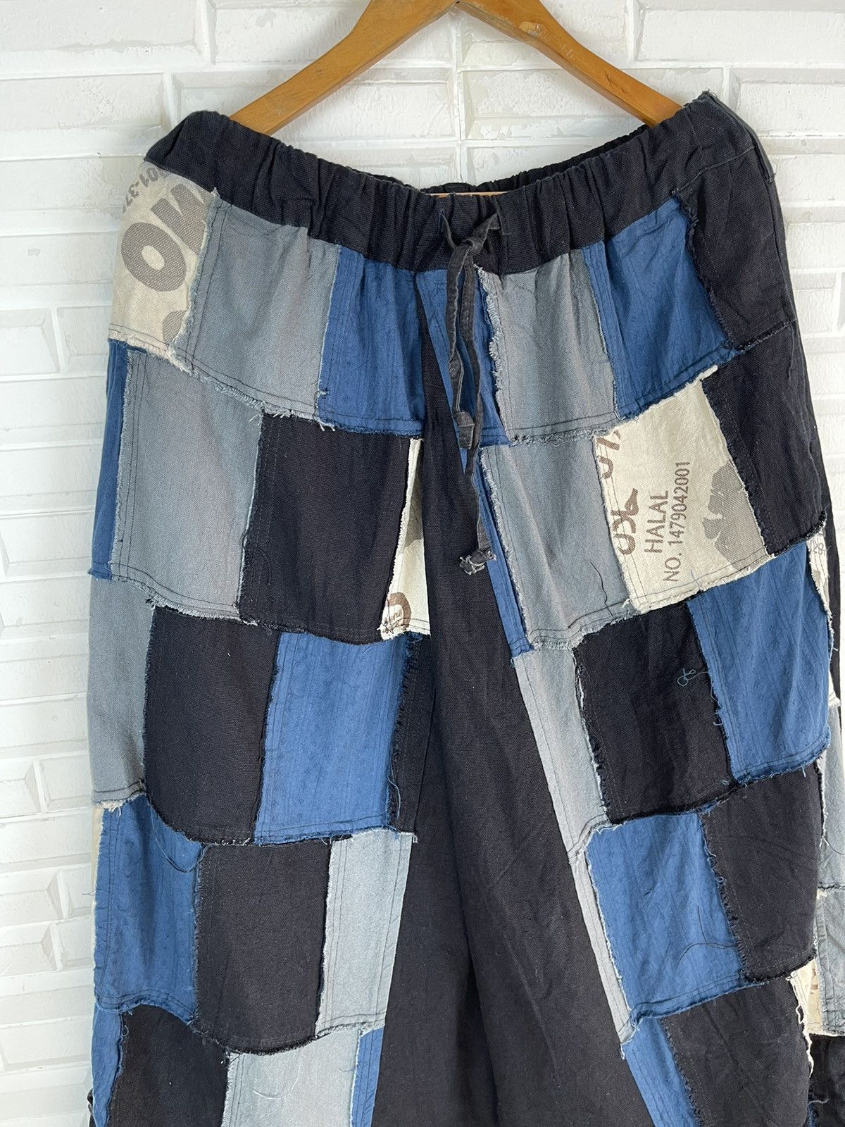 Vintage Patchworks Baggy Pants Japanese Kapital - 5