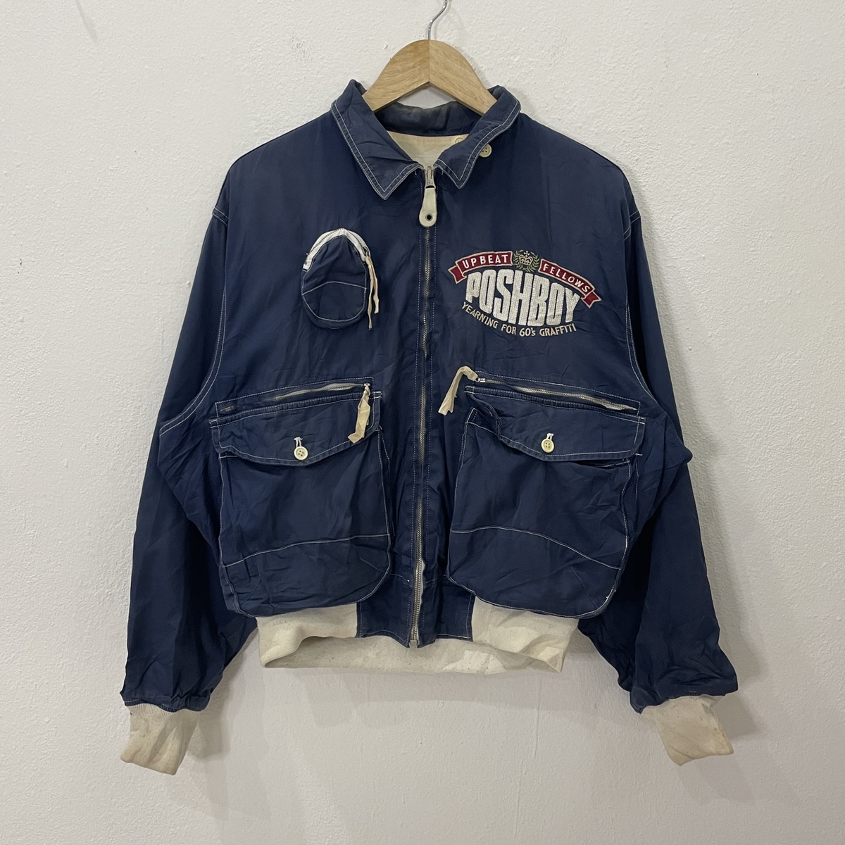 American Apparel - Vintage Posh Boy Big Logo Reversable Jacket - 1