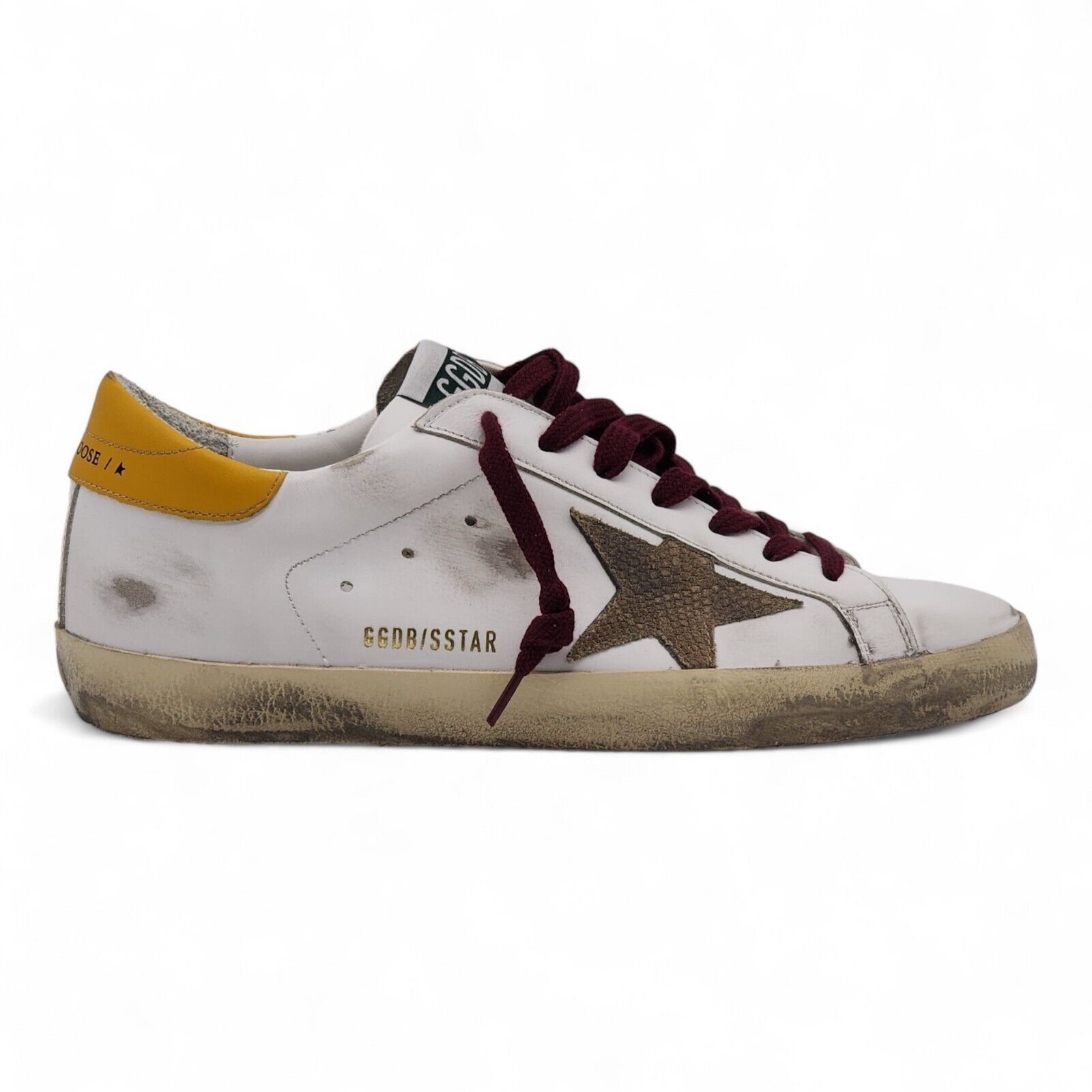 Super Star Classic Sneakers Leather White Yellow 40 $595 - 3