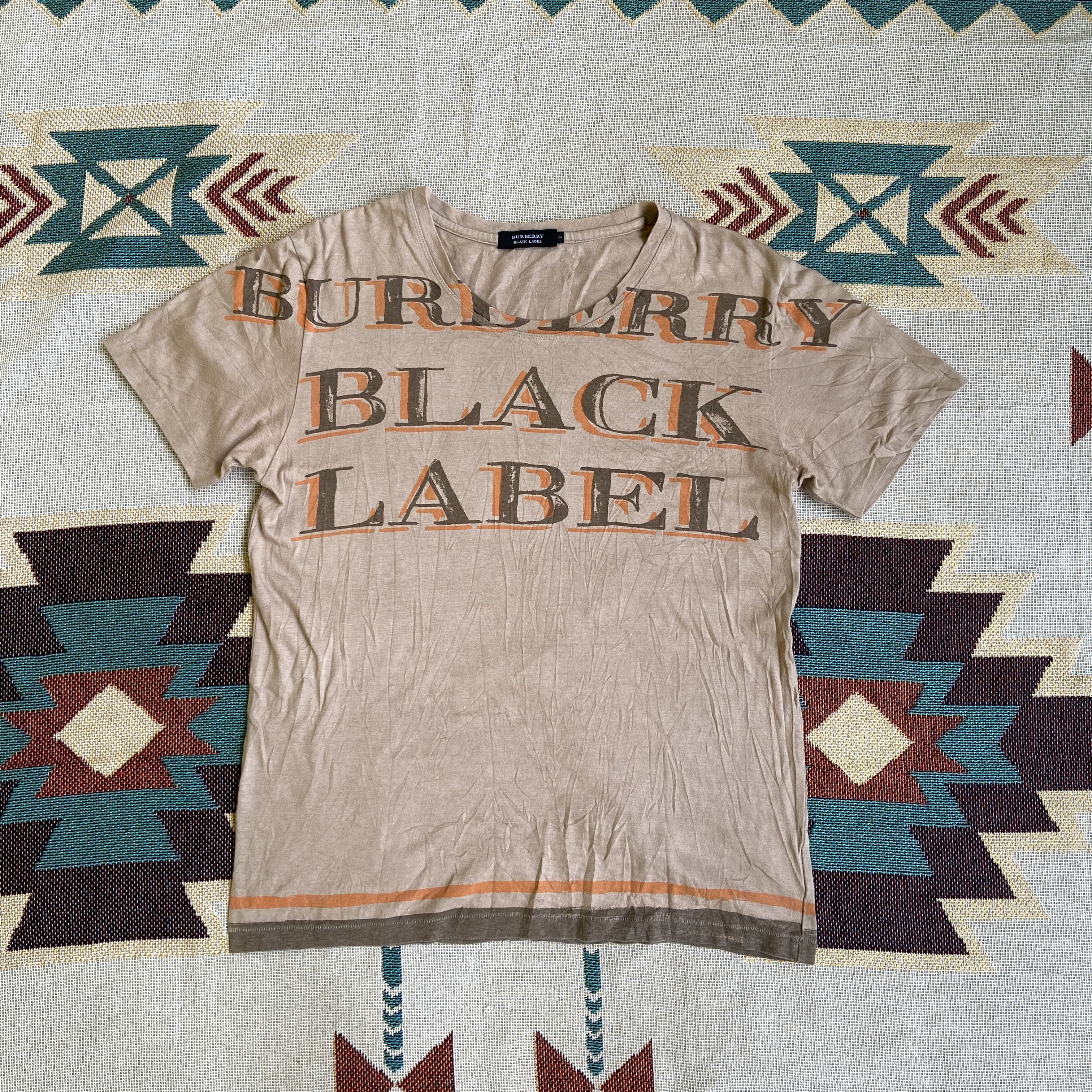 Vintage T-Shirt Burberry 90s Single Stitch - 1