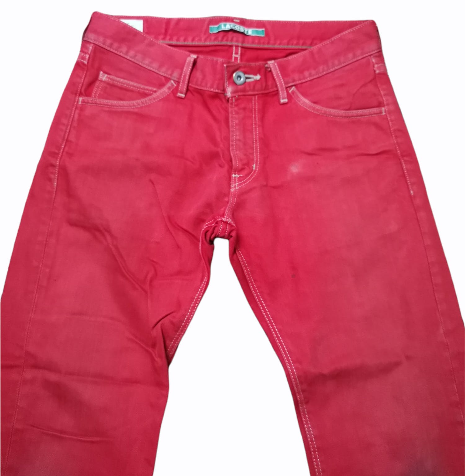 Lacoste Dirty Red Denim - 3