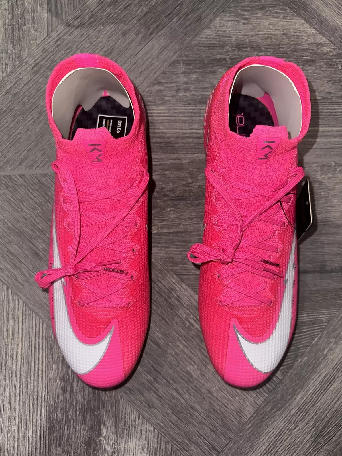 *RARE* Nike Mercurial Superfly 7 Elite Mbappe Rosa FG Pink Blast 100% Authenticity Verified - 5