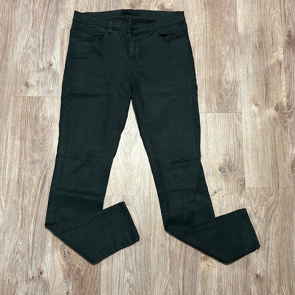 J Brand Conifer Super Skinny Jeans in Green - 3