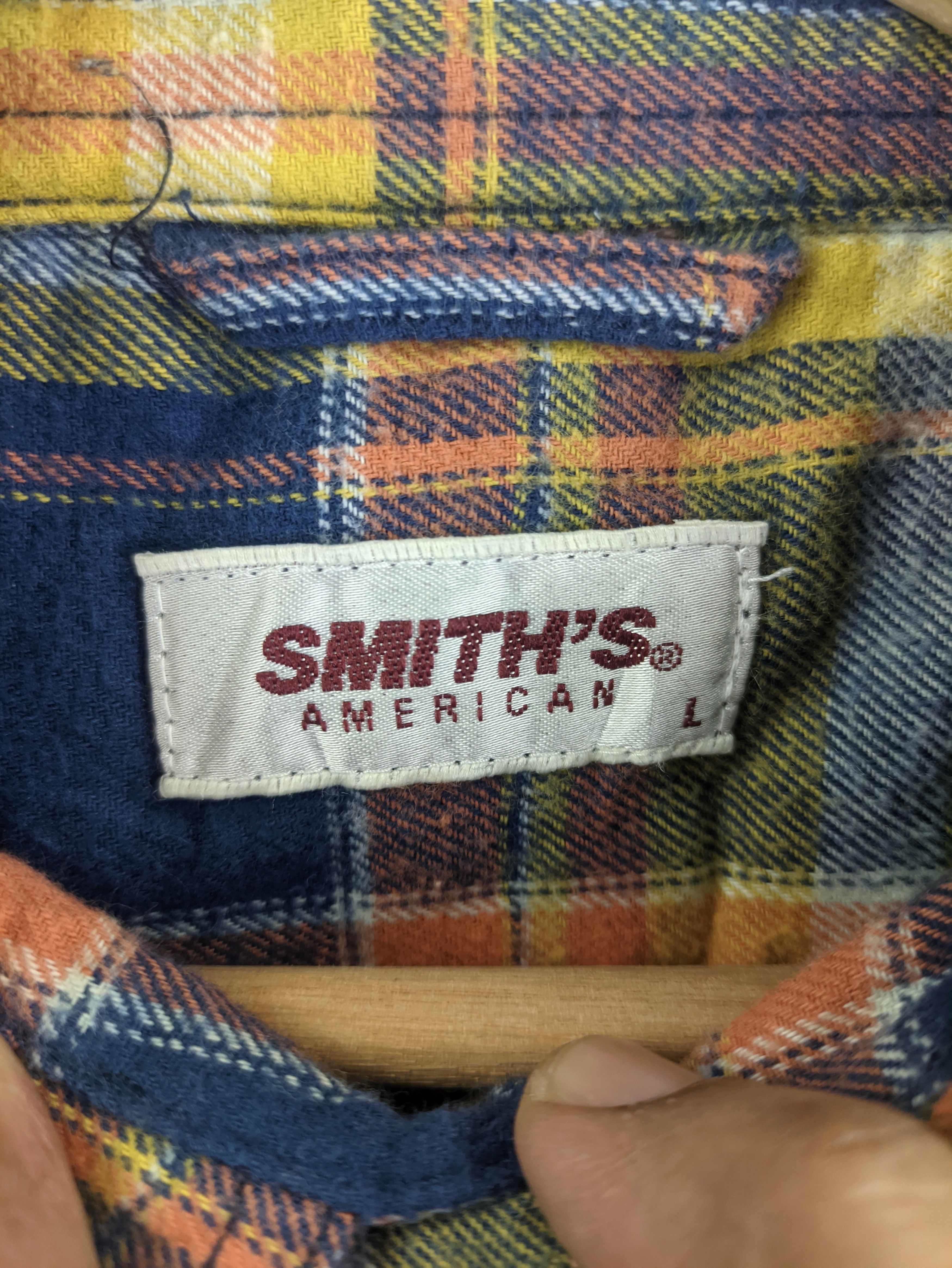 Vintage - Steals🔥Flannel Jacket Plaid by Smith's American - 3