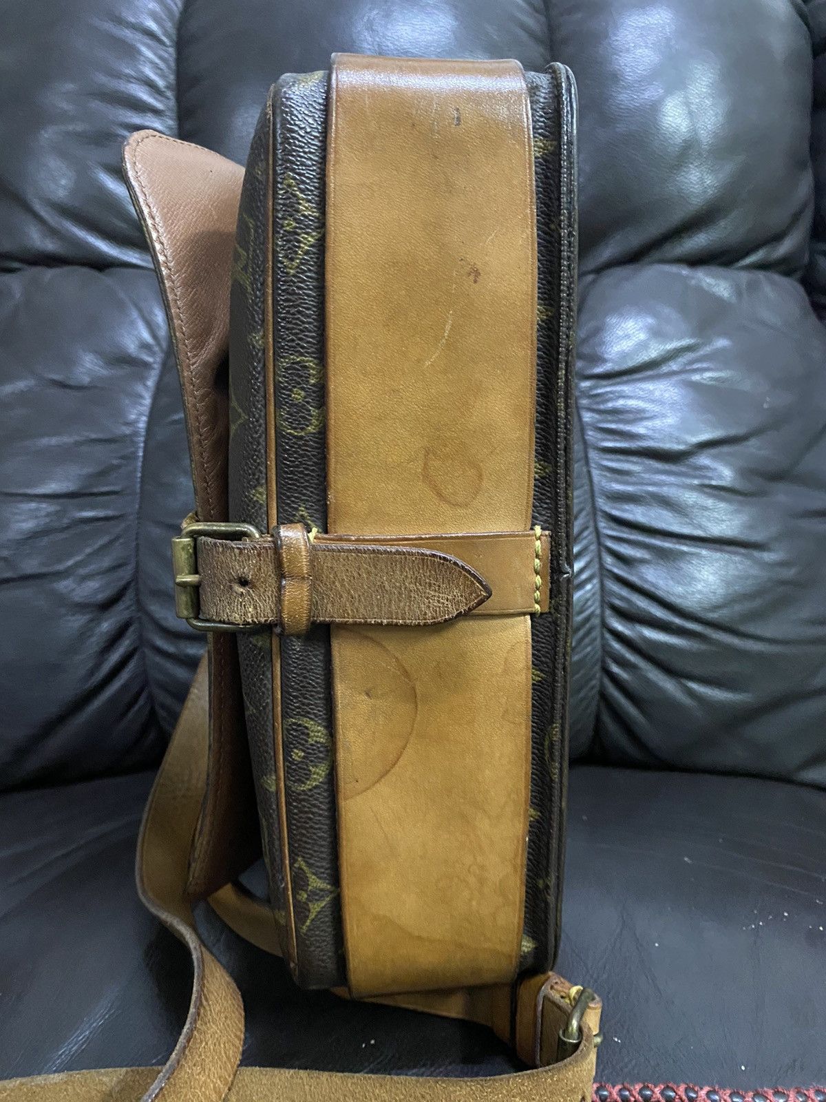 Louis Vuitton Louis Vuitton Vintage Monogram Cartouchiere REPLACED BUTTON, tamayaku