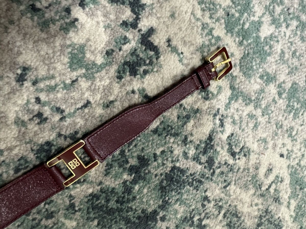 Vintage 1980 Givenchy Leather Ladies Belt - 8