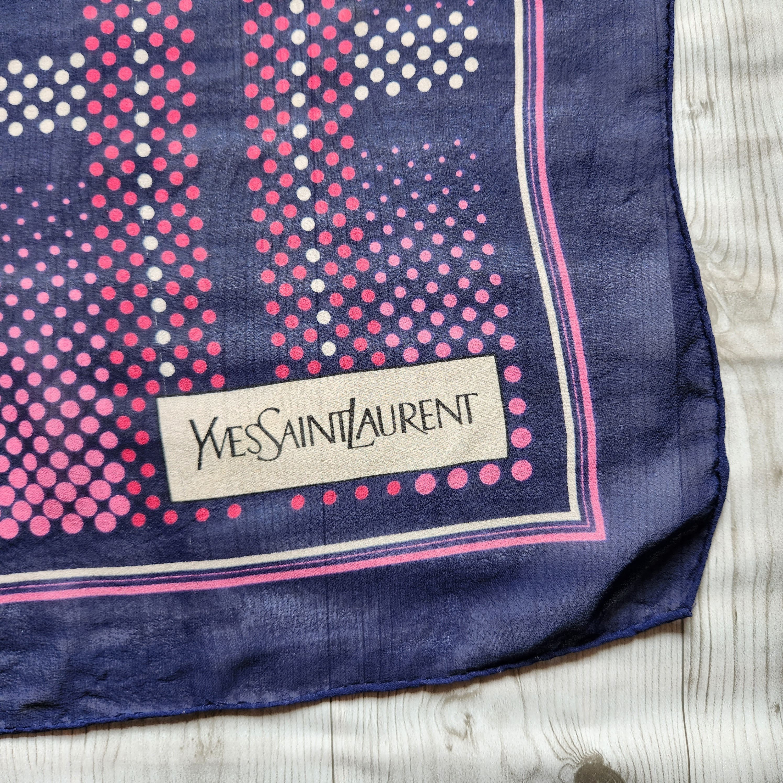 Vintage Yves Saint Laurent Silk Scarf - 9