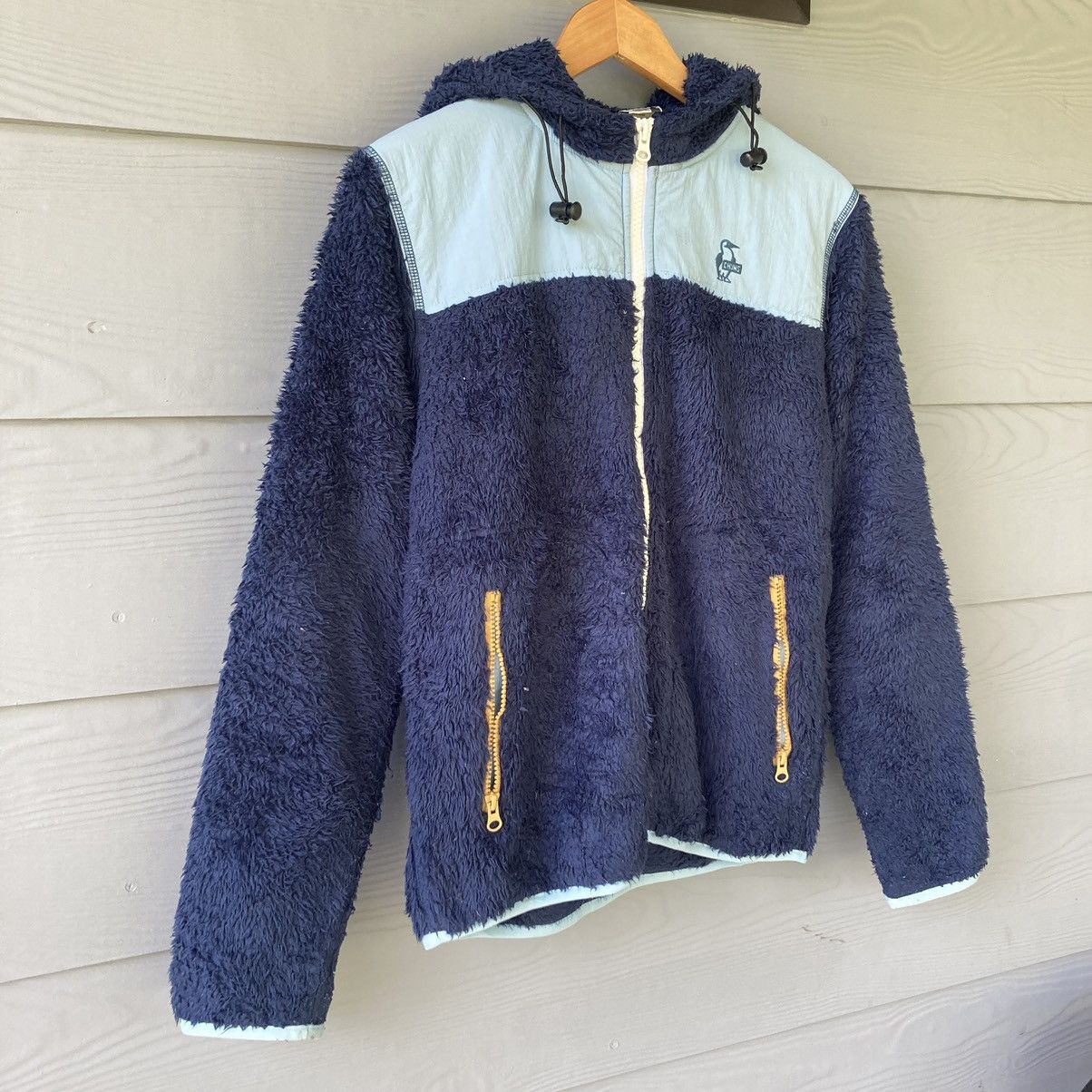 Rare Vintage Chums Blue Full Zip Fleece / Winter Fleece - 2
