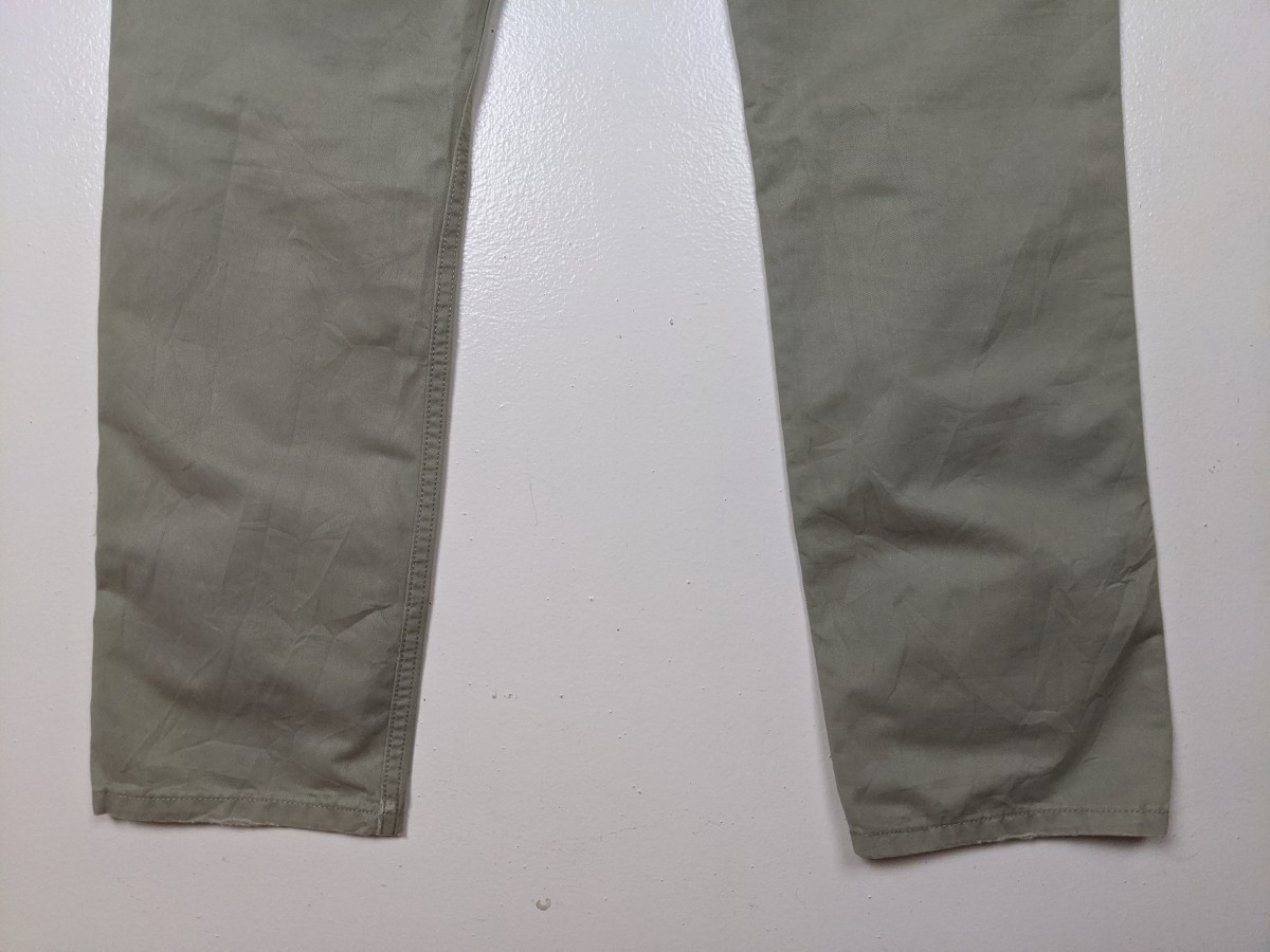 Green - White Tab Khakis Chinos Slack Pant Trouser Bottom - 11
