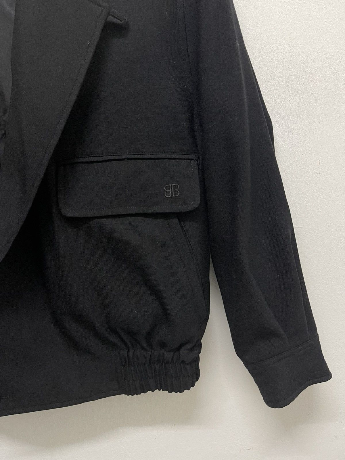 🔥EXCLUSIVE BLACK BALENCIAGA SPORT PARIS BOMBER - 2