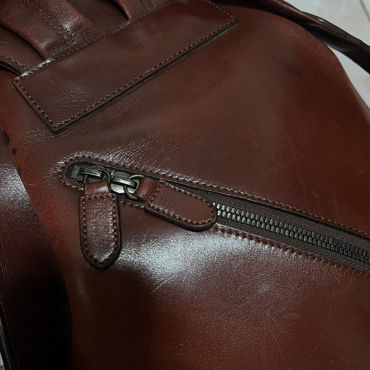 Issey Miyake Studio Leather Drawstring Rucksack Backpack - 15