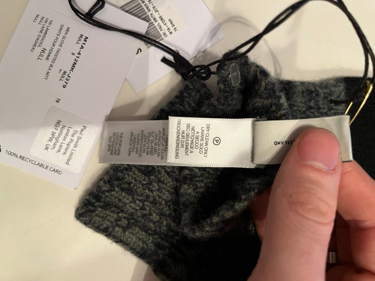 NWT - Paul Smith Wool open gloves - 4