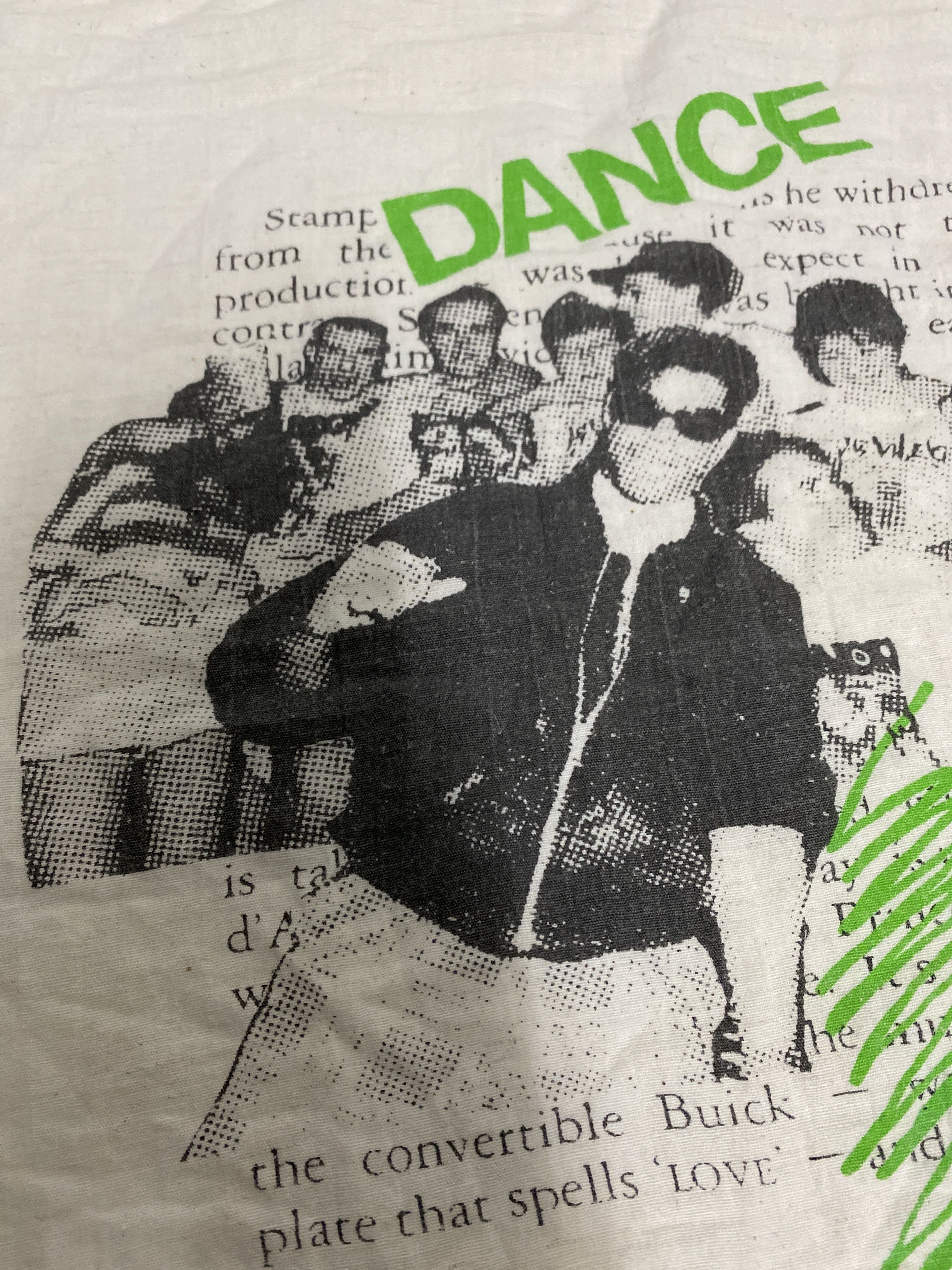 Rare Japanese Graphic Sweatshirt – Kuroki Taichi × StevieG “DANCE” Print – Harajuku Zine Style - 3