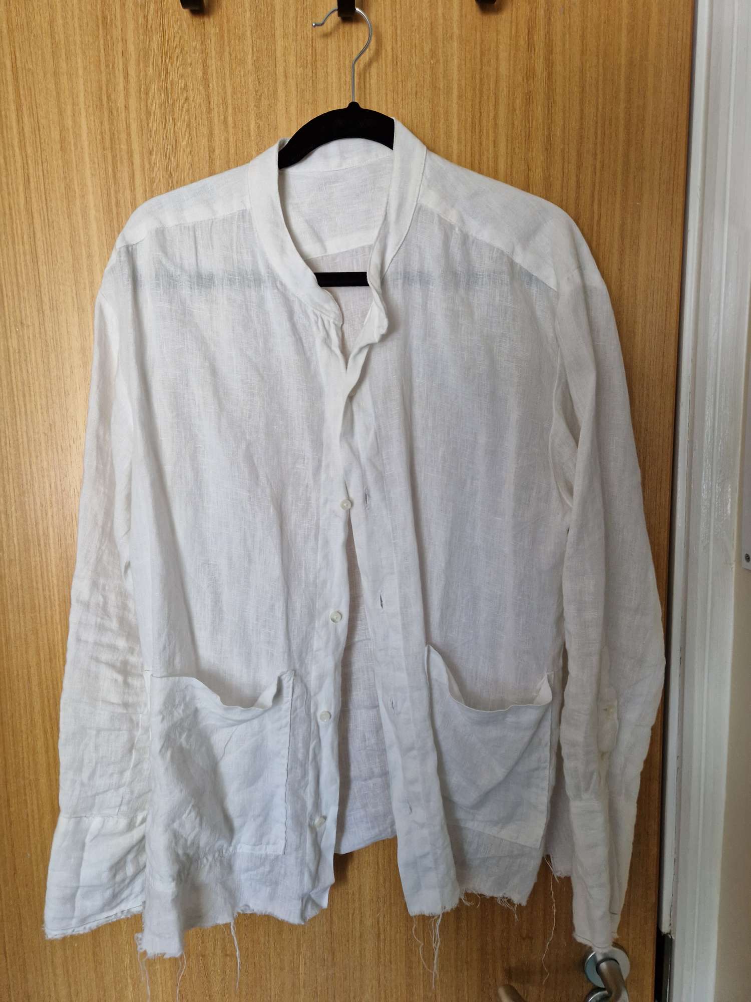 Sample greg lauren white studio shirt - 1