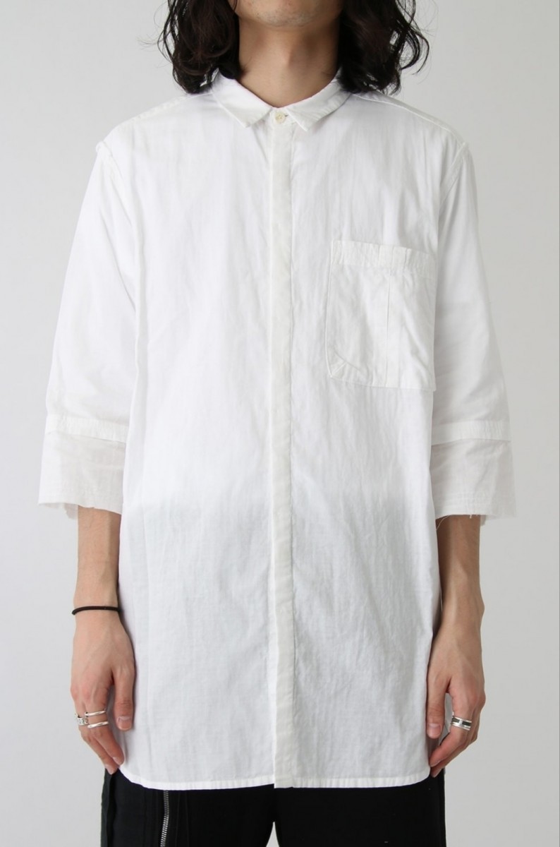 Dyed Short Sleeve Shirt.Like Yohji Yamamoto or Visvim - 1