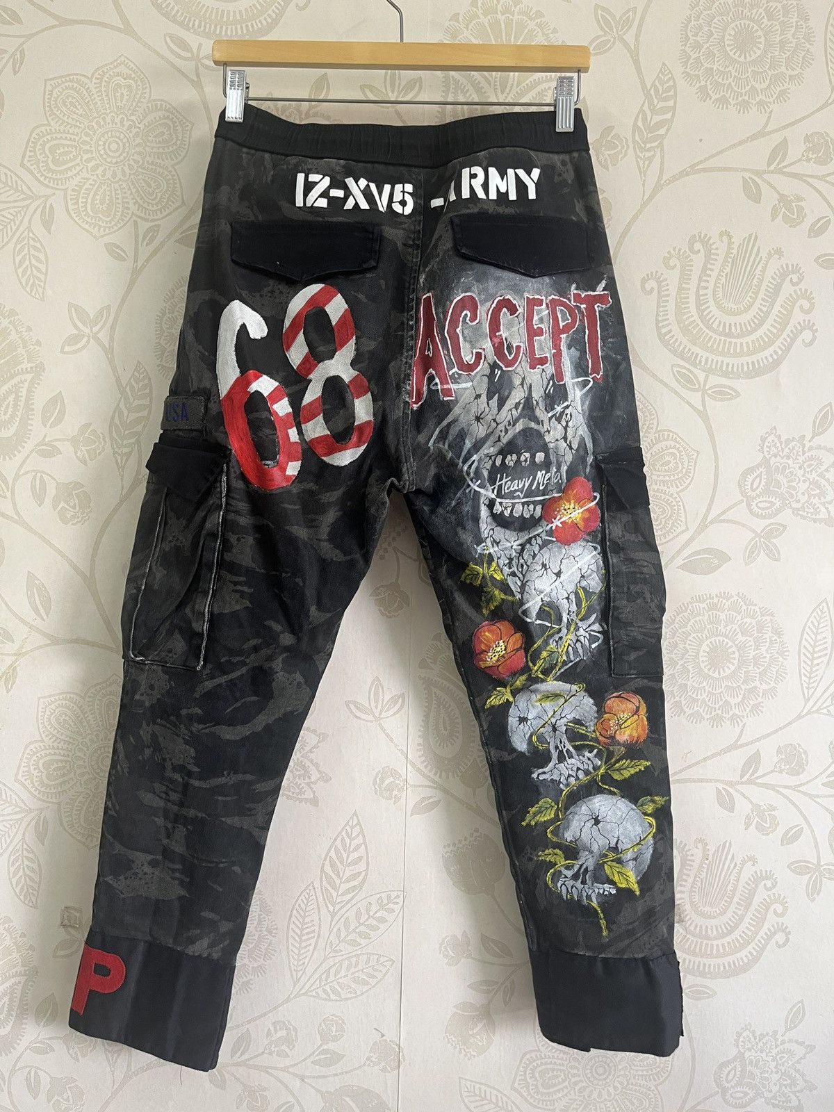 If Six Was Nine - Heavy Metal Accept Arts Custom Drawstring Pants - 2