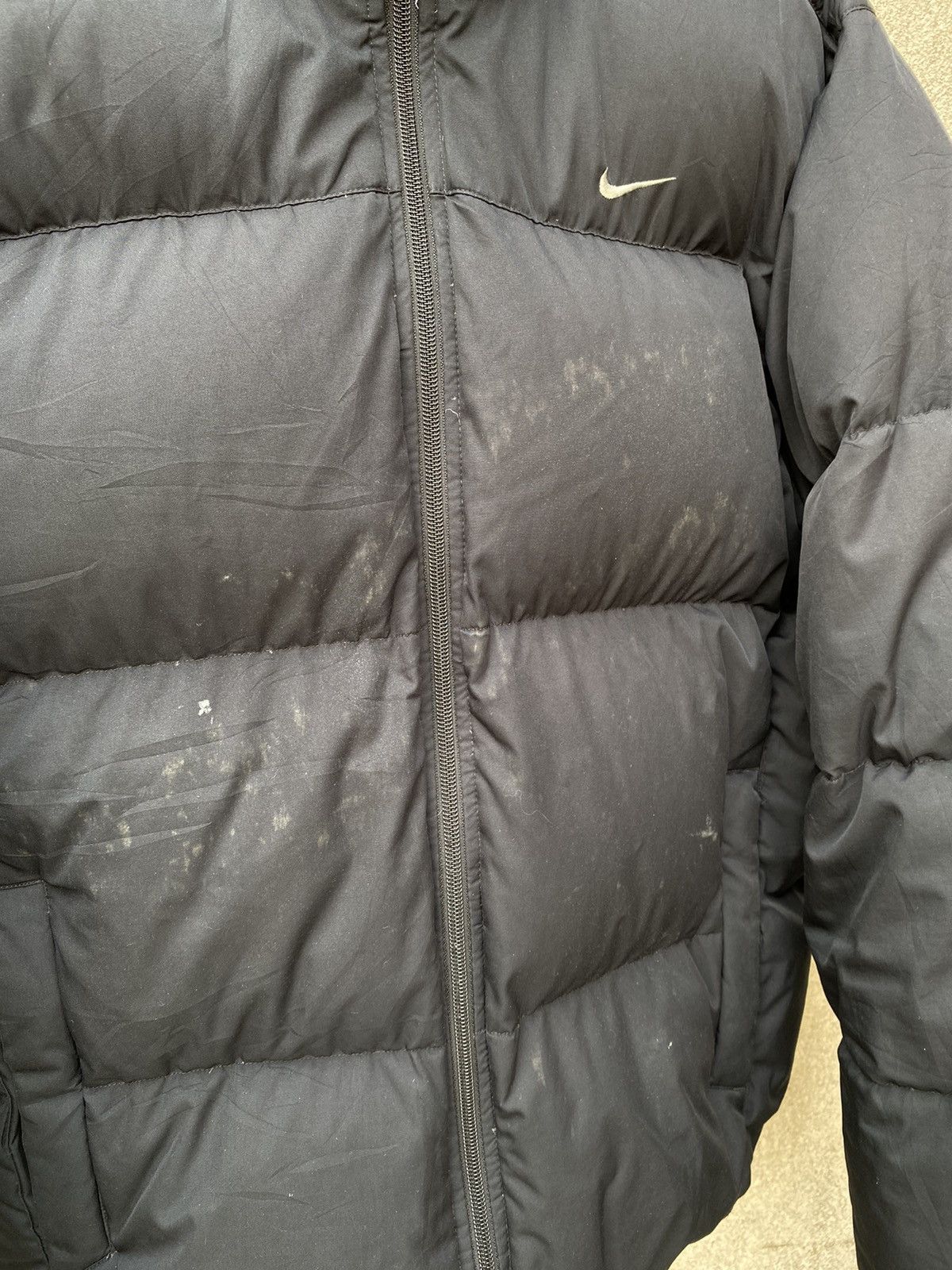 Nike Small Swoosh Embroidery Logo Reversible Puffer Jacket - 4