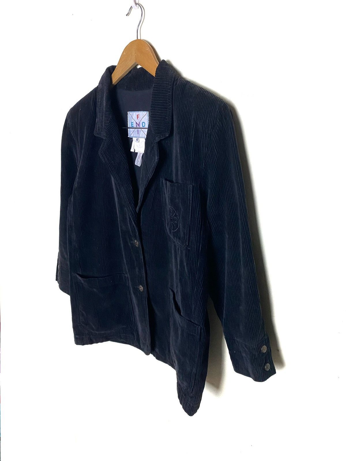 Vintage FENDI Corduroy Jacket Blazer - 5