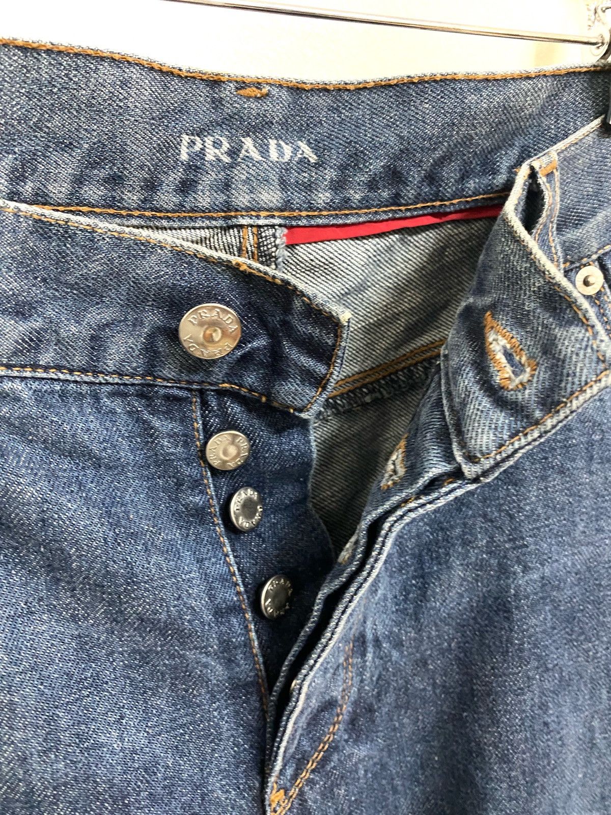 Vintage PRADA Loose Fit Denim Jeans - 10