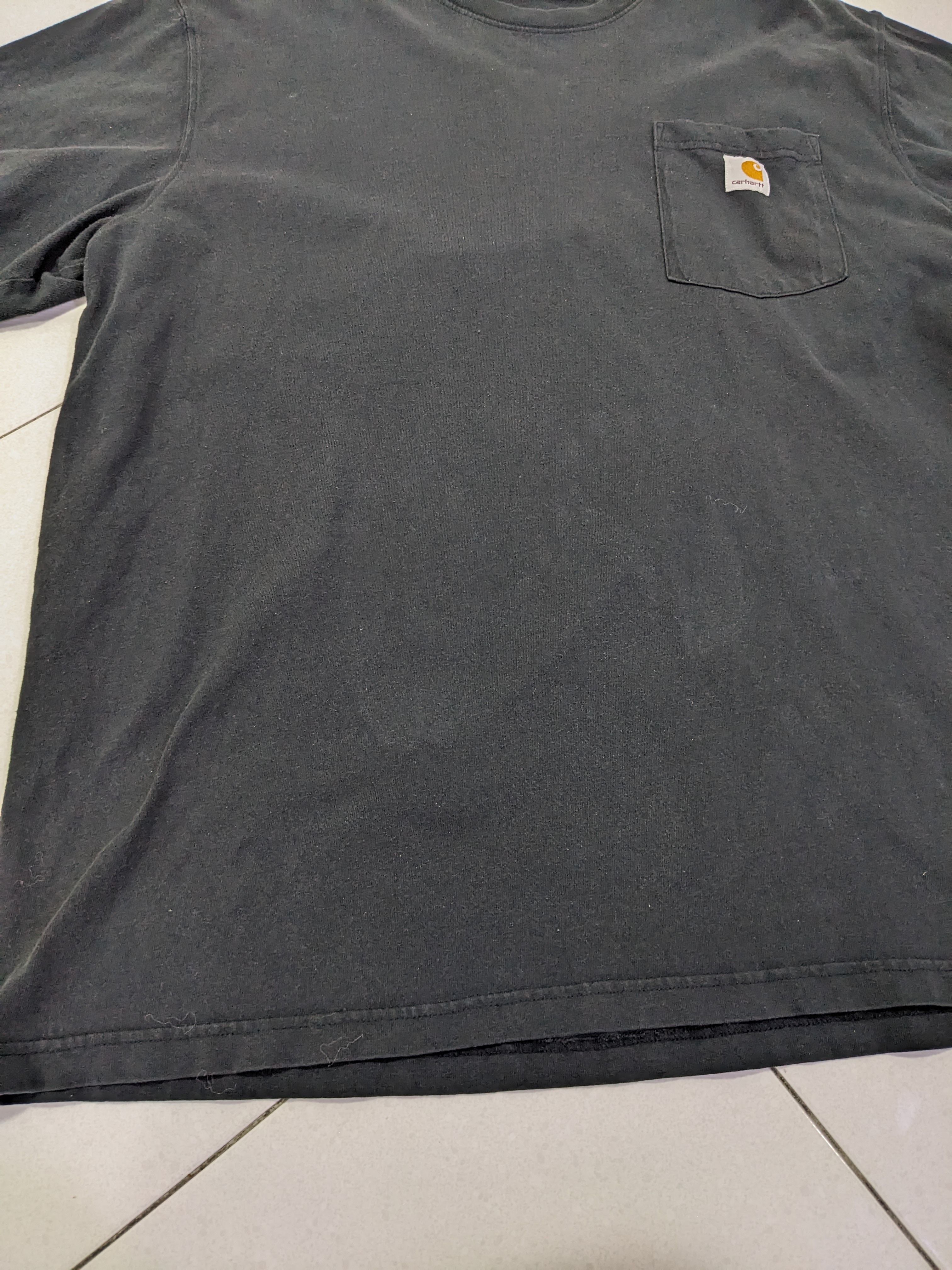 Carhartt Black Pocket Men's Faded T-Shirt - 4