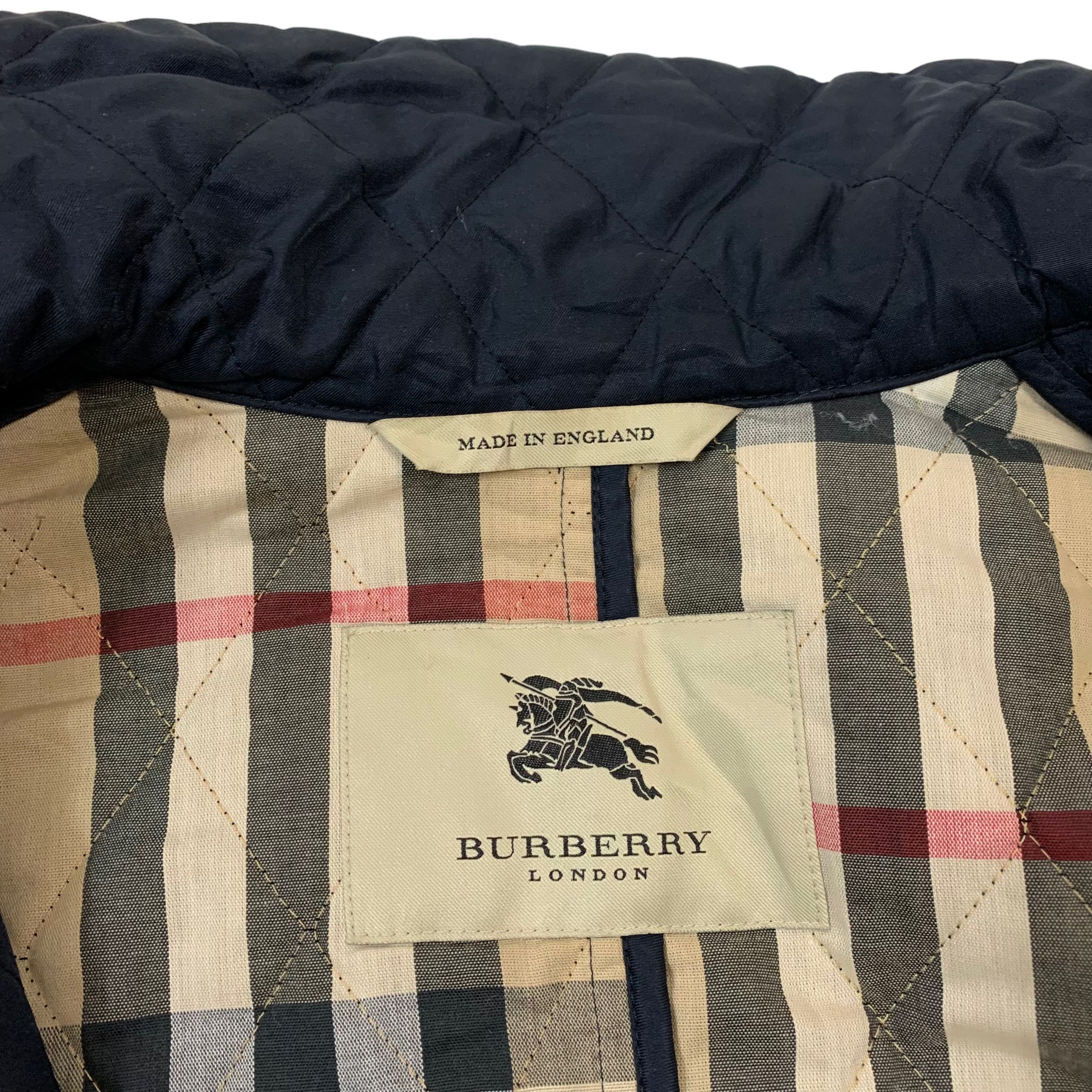 Burberry London Quilted Nova Check Long Jacket - 7