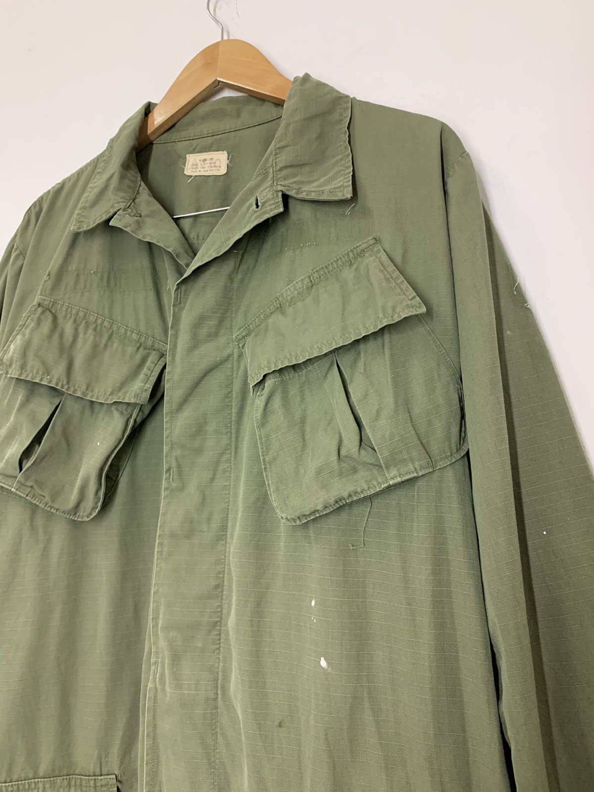 Vintage US Army Tropical Combat Vietnam War Jacket - 6