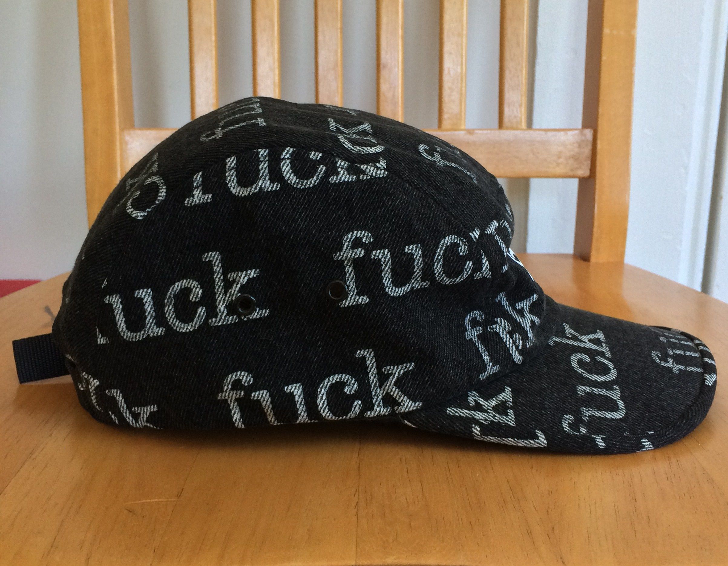 S/S 2013 Supreme Fuck Denim Camp Hat - 3