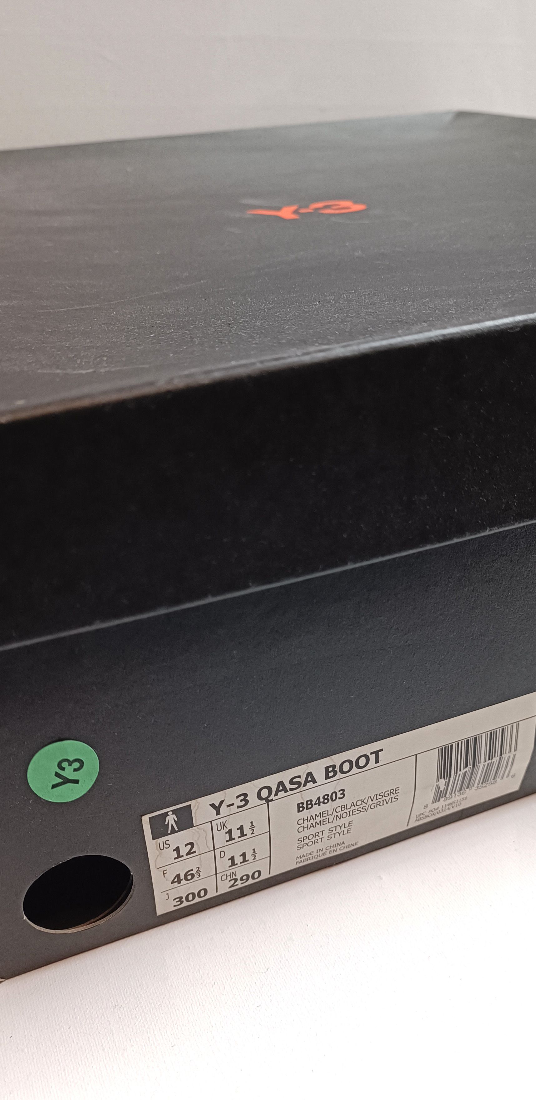 Adidas Y-3 Qasa Boot 'Charcoal Black' - 12