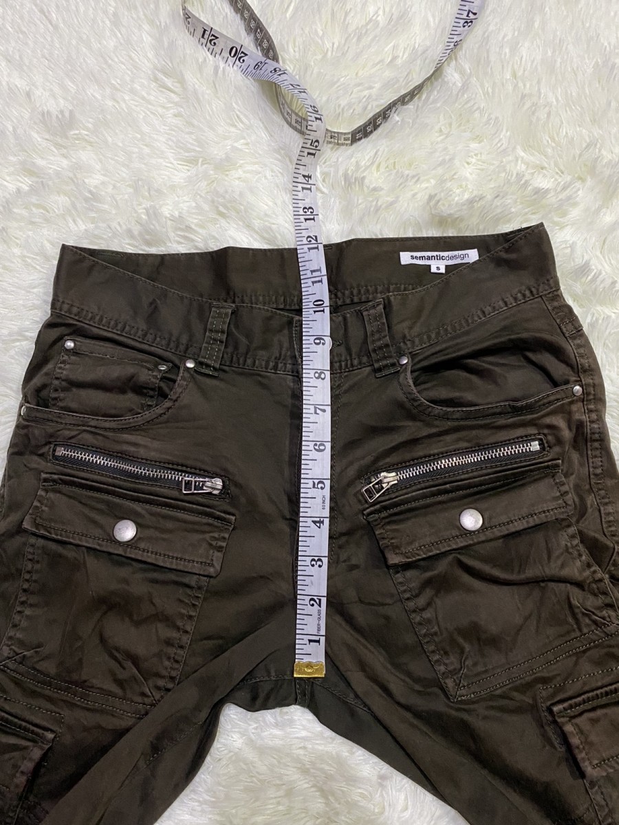 Designer - Semantic Design Multipockets Cargo Military Tactical Pants - 19